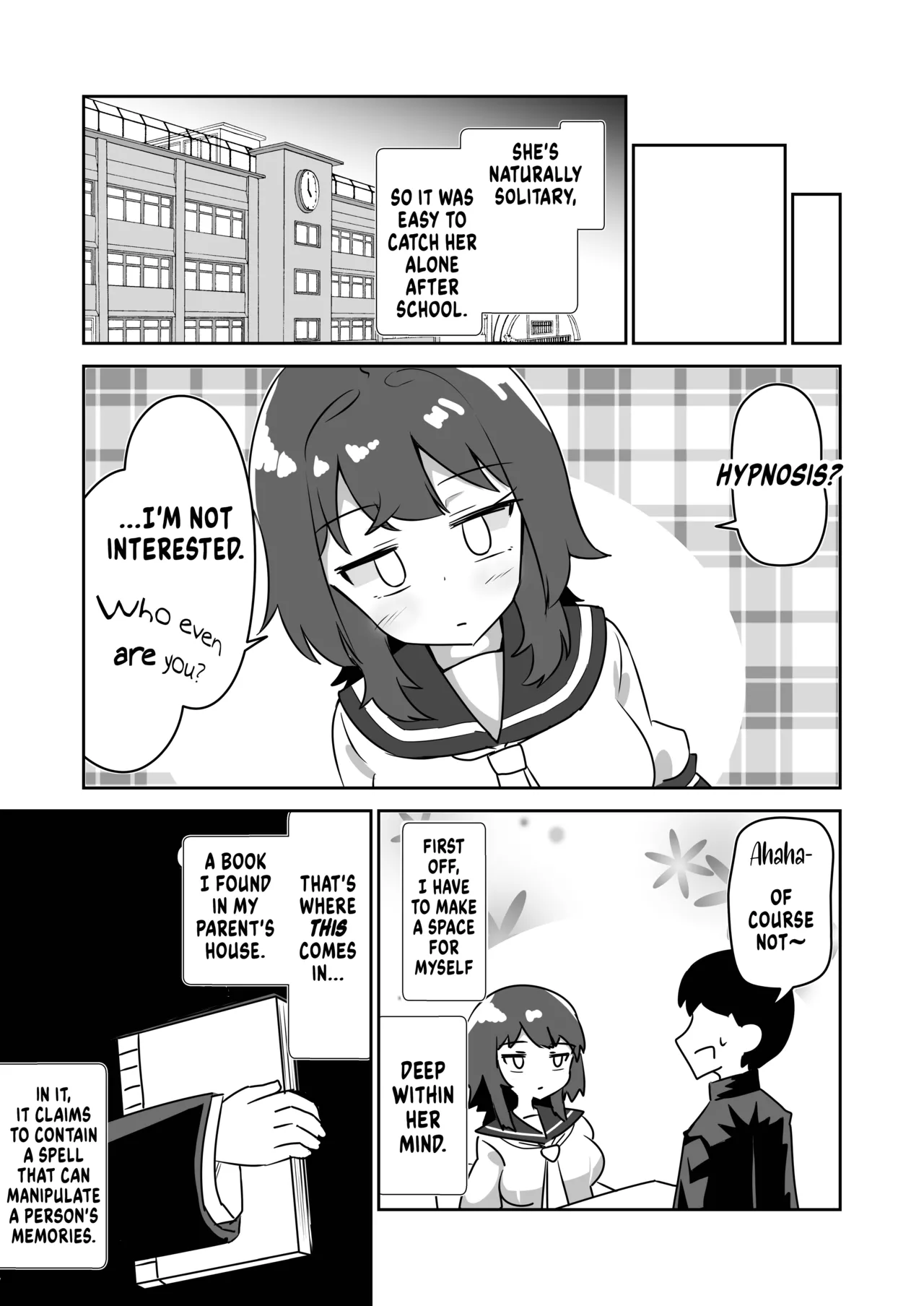 Kioku Netsuzou Saimin ～Kyonyuu Downer Suieibu-chan no Kioku o Tsugou yoku Kaihen shite Gachikoi Dorei ni suru Hanashi～ | False Memory Hypnosis ～Rewriting a Gloomy, Busty Swimmer Girl's Memories to make her my Fawning Love Slave～ page 4 full