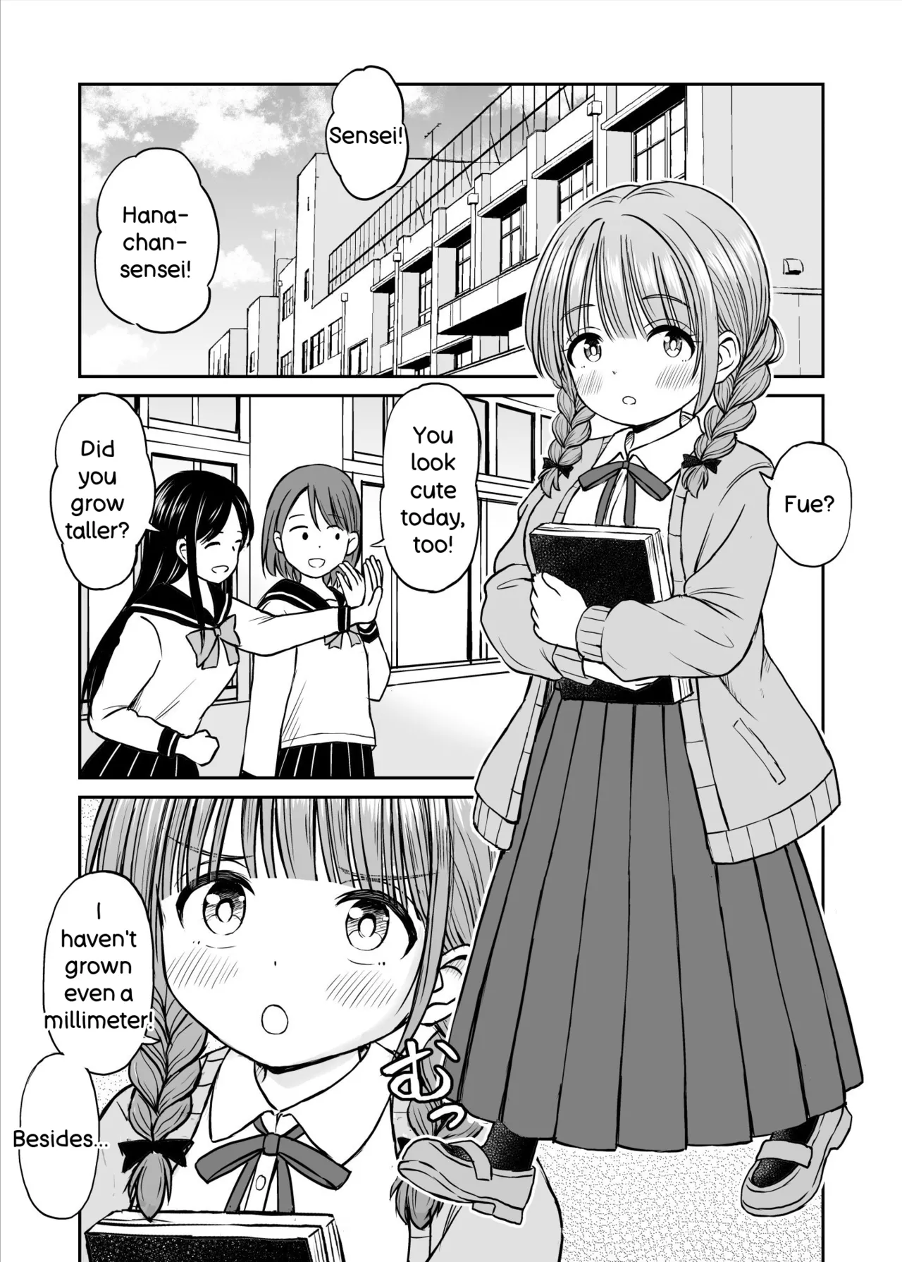 Please Don't Bully Sensei Too Much... ~The Day the Kind, Baby-Faced, Big-Breasted Hanasaki-Sensei’s Heart Broke~ page 3 full