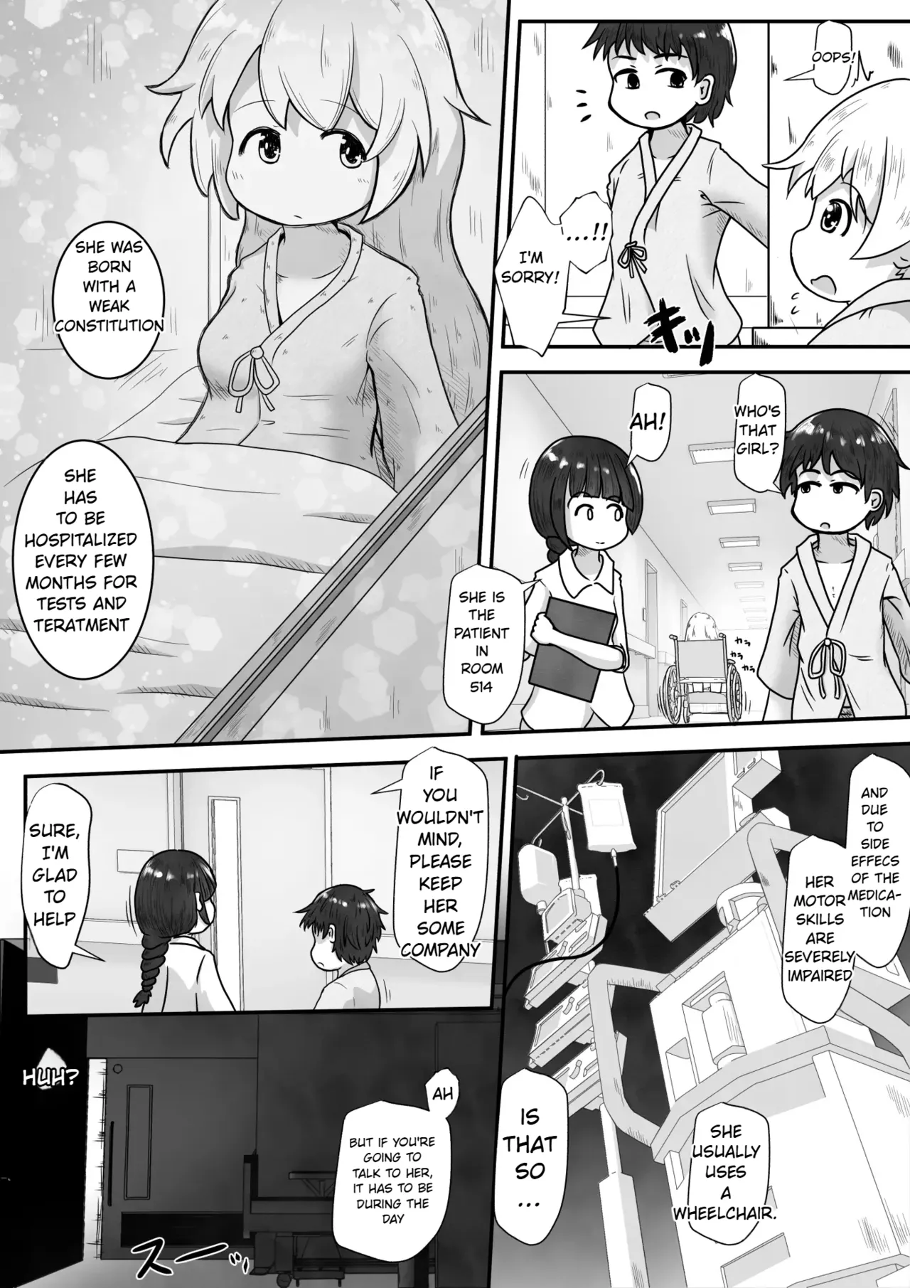 Byoujaku na Onnanoko no Byoushitsu ni Shinnyuu Shite Mukyoka de Maiban Nakadashi Suru Ohanashi | A story about sneaking into a sickly girl's hospital room every night and creampieing her without consent page 3 full