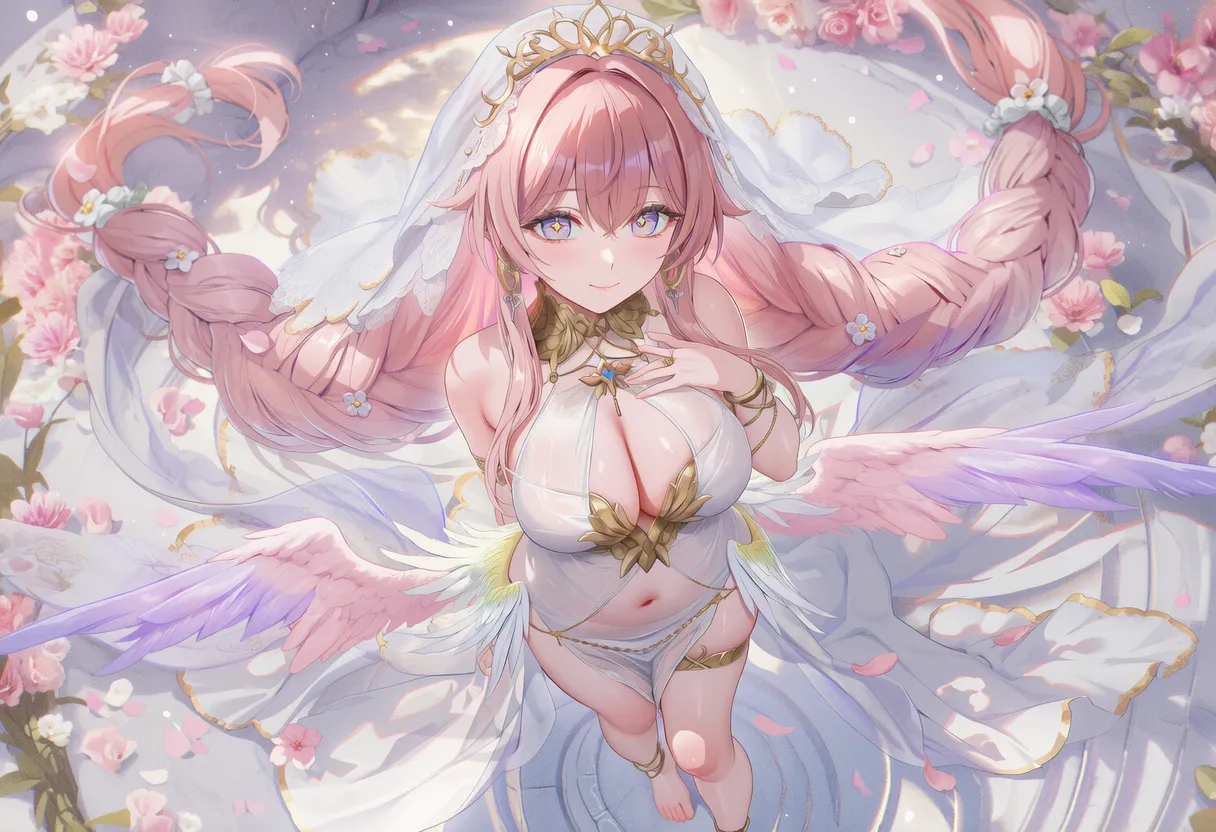 原神原创r18小说 ai漫化第二章 永恒绿洲的千年一梦（中） 空X花神 page 1 full