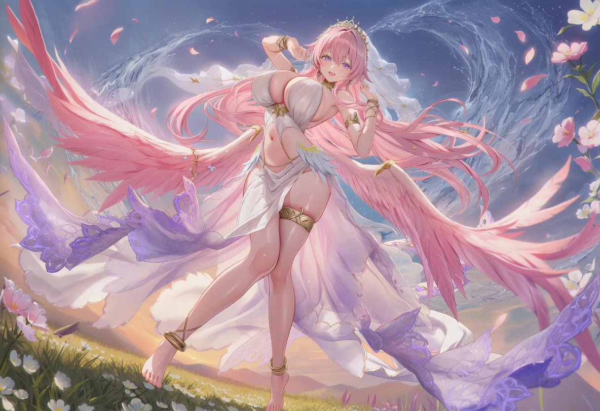 原神原创r18小说 ai漫化第二章 永恒绿洲的千年一梦（中） 空X花神 page 8 full