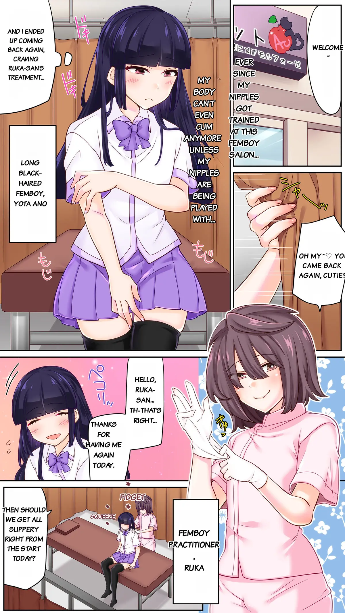 My Nipples Were Developed Again at the Crossdressing Salon. page 2 full