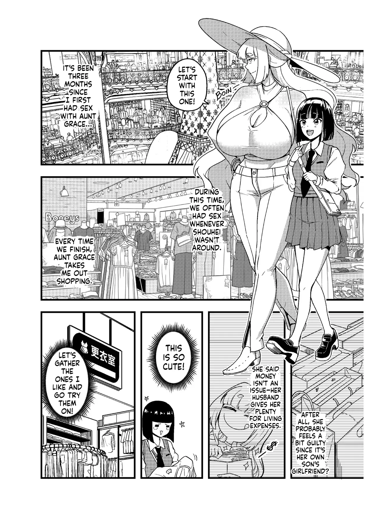 How I discovered my boyfriend's American mom is a futanari Part 2 page 7 full