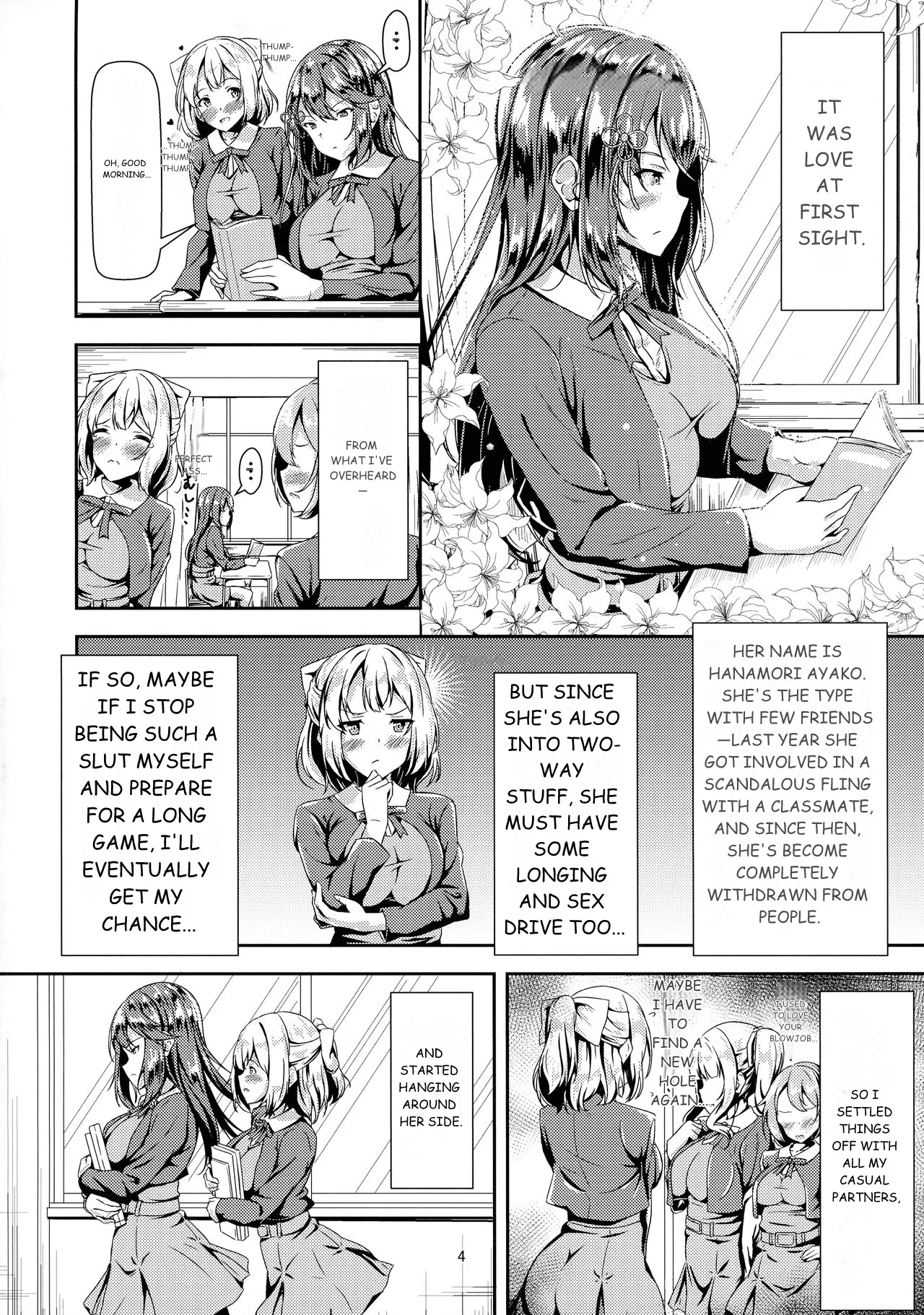 Kurokami LONG Futanari-chan to Jyunai SEX ga Shitaii! 1 page 4 full