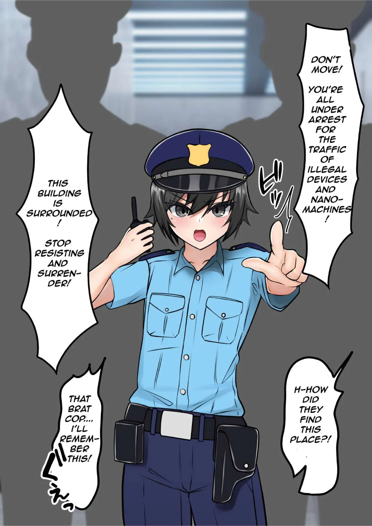 Restrained and Gender swapped page 1 full
