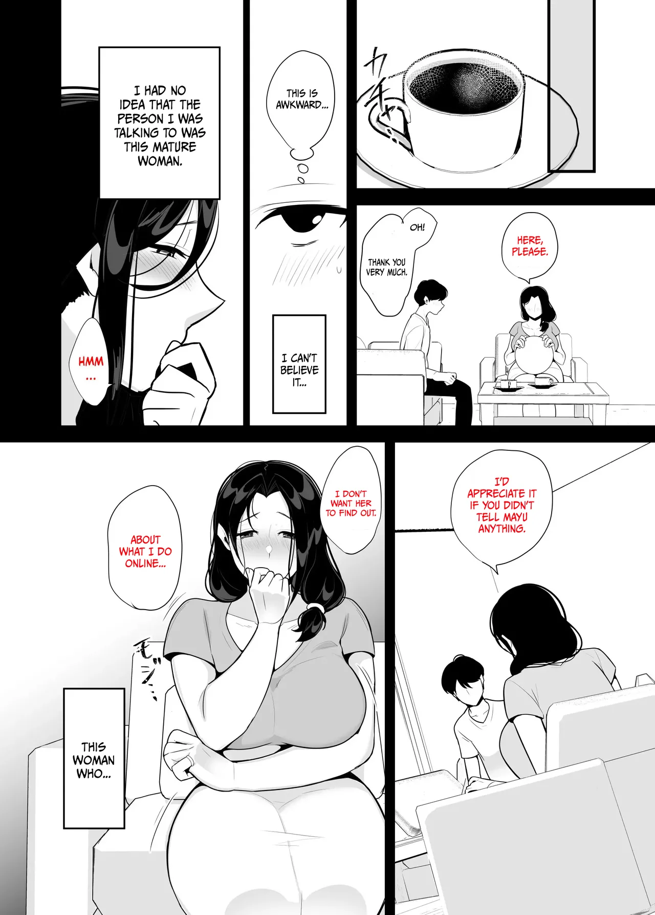 Kanojo no Haha ni Taberareru ~ Yuuwaku Sarete Naisho no Furin Kankei | My girlfriend's mother devours me ~ Seduced into having a secret relationship. page 10 full