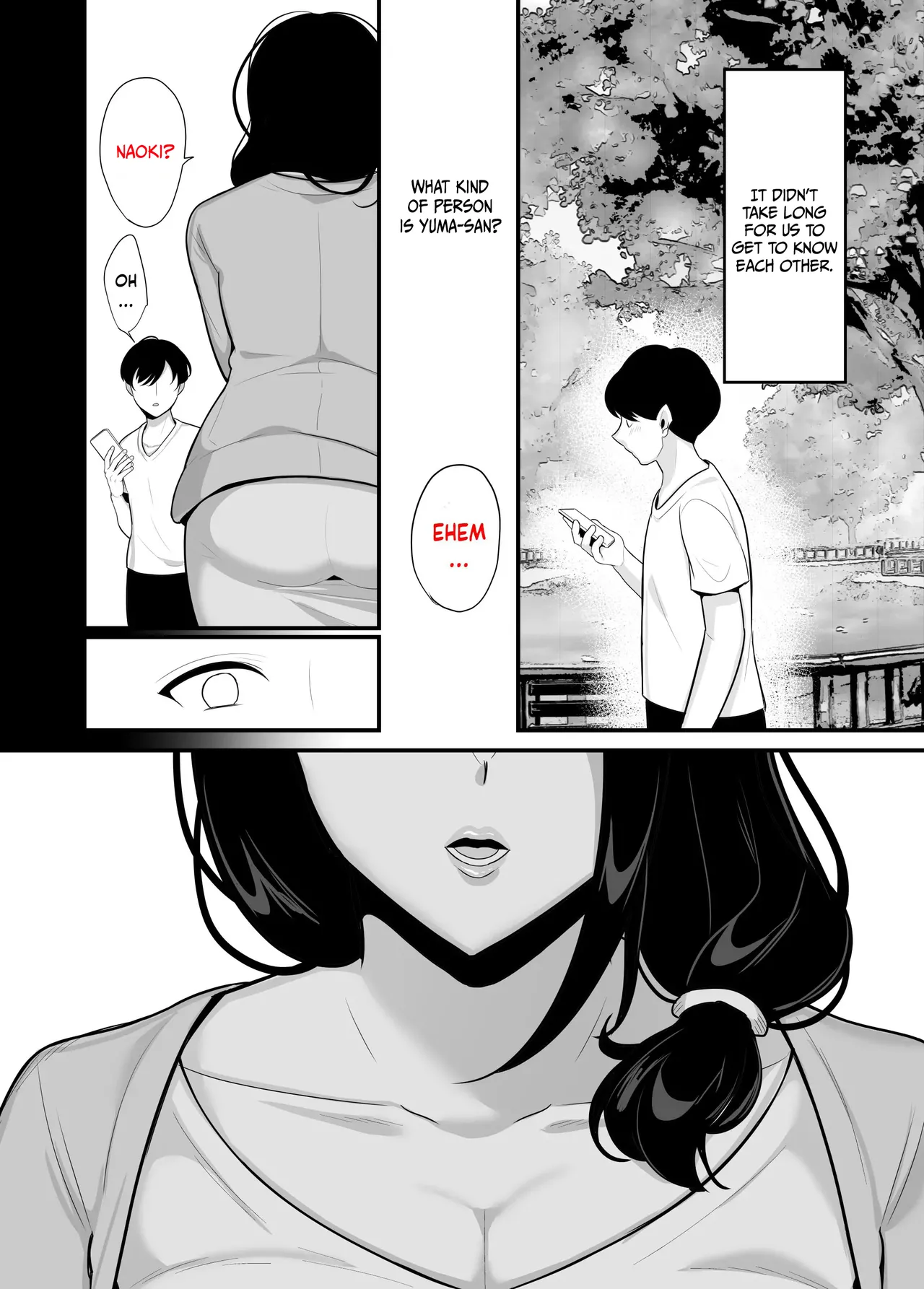 Kanojo no Haha ni Taberareru ~ Yuuwaku Sarete Naisho no Furin Kankei | My girlfriend's mother devours me ~ Seduced into having a secret relationship. page 8 full