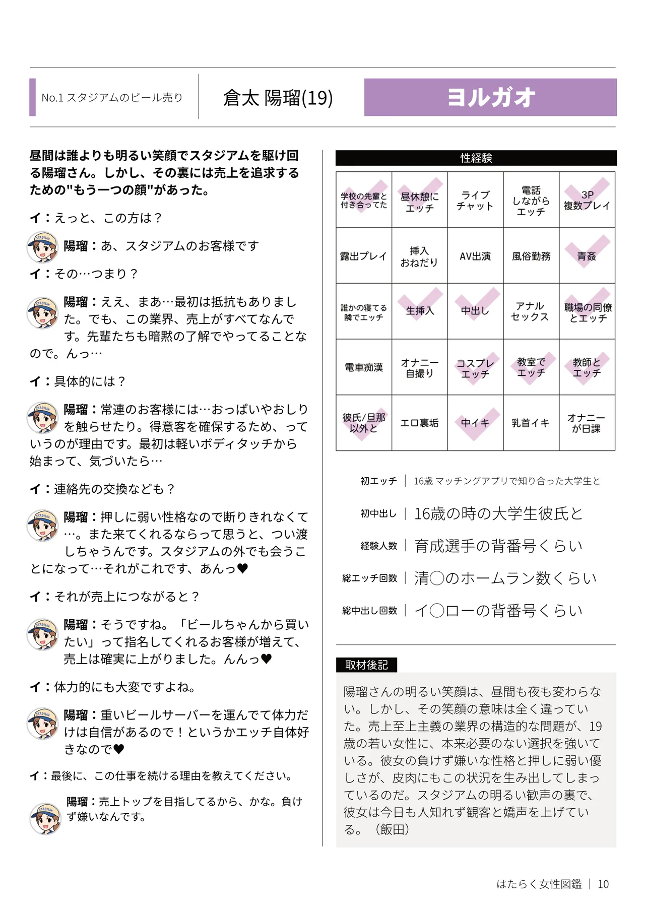 Hataraku Josei Zukan vol.2 ～Hayaraku Josei no Ichi Nichi "Hirugao/Yorugao" ni Mitchaku!～ page 10 full