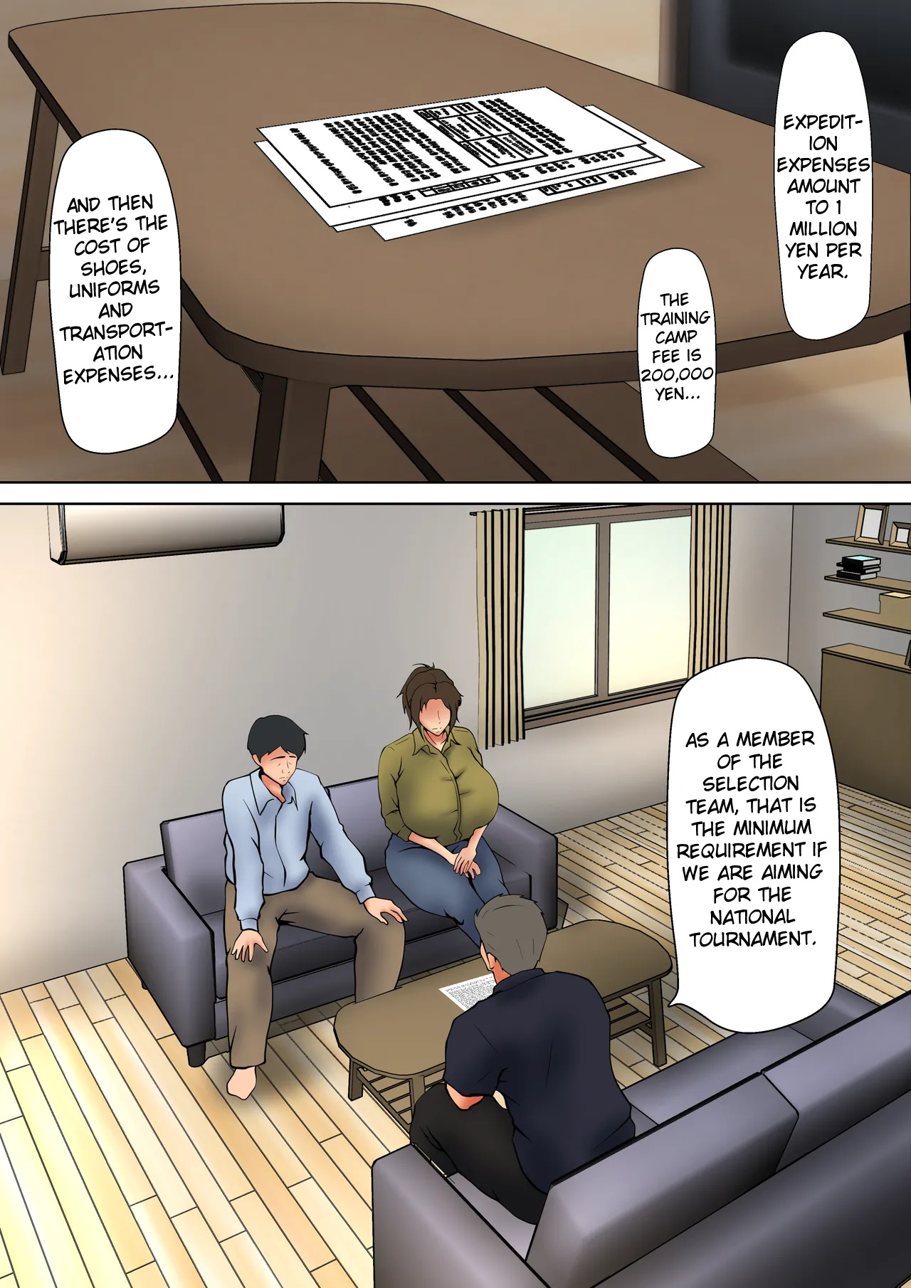 A Married Woman Who Chose to Be Embraced for The Sake of Her Daughter - A Night Sanctioned by Her Husband Part 1+2 page 5 full