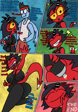 Mindless Workout by (TCross) a Helluva Boss NSFW Fan comic — page 11
