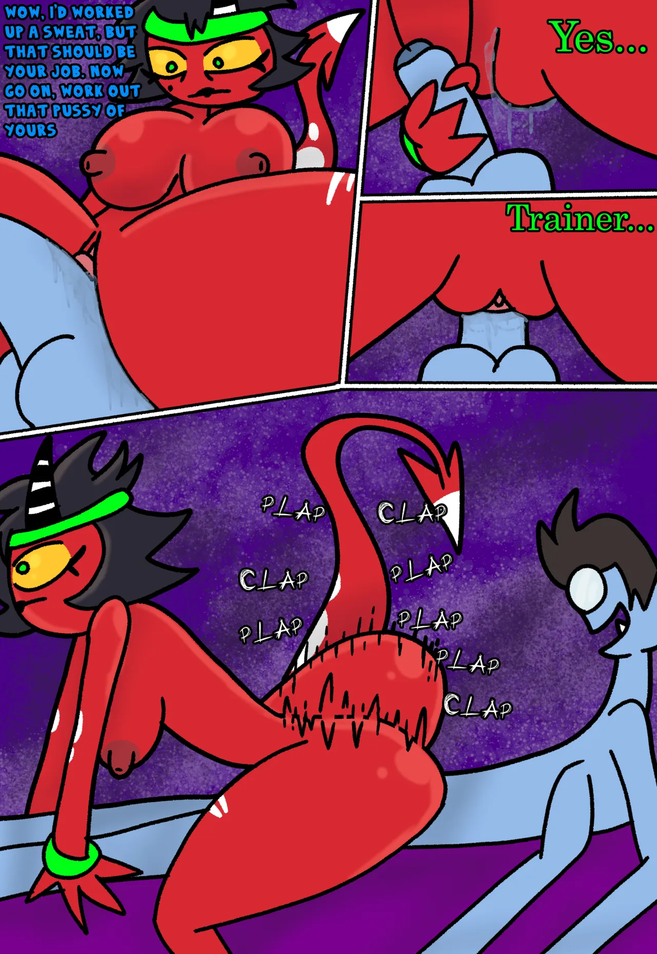 Mindless Workout by  a Helluva Boss NSFW Fan comic page 9 full