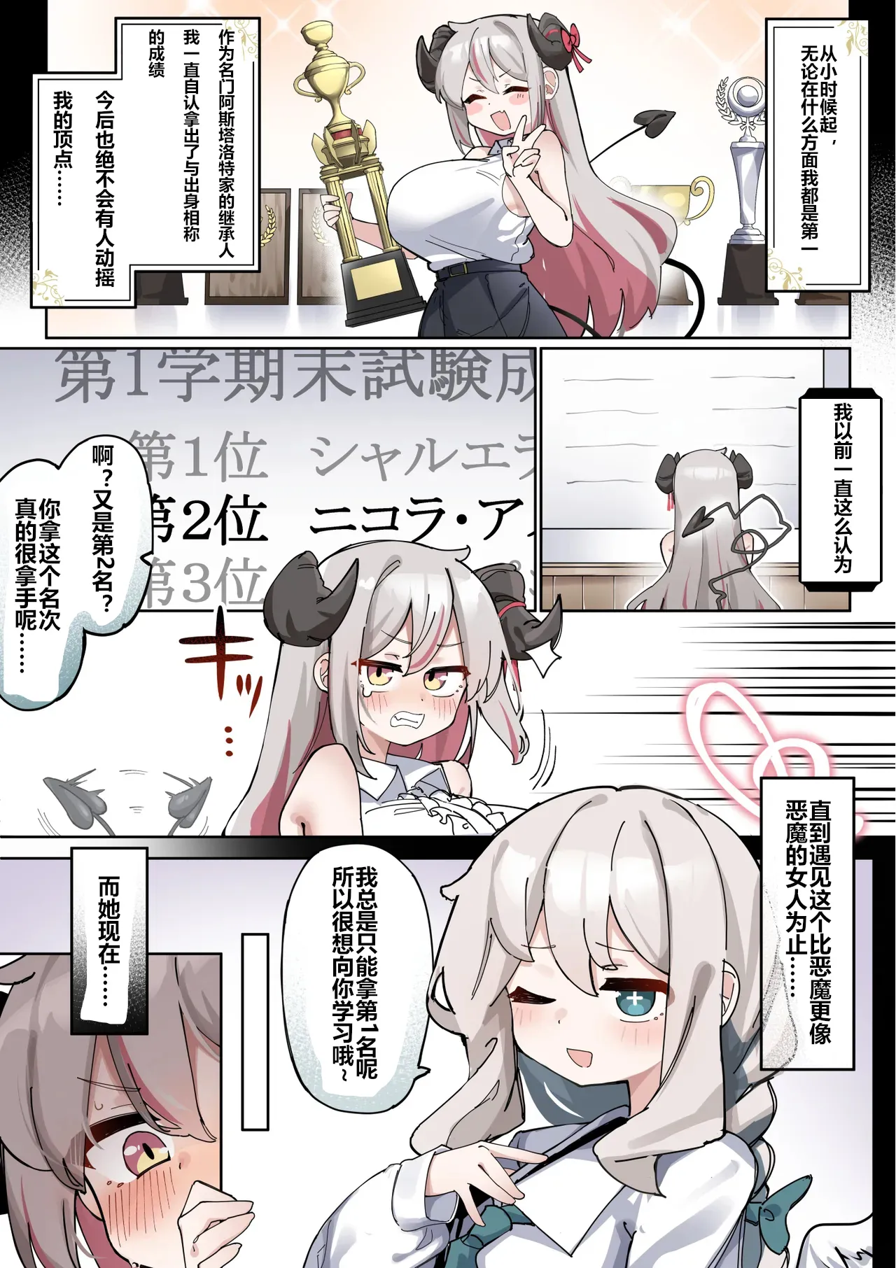 Halo & Tail ~ Dekapai Akuma-chan wa Futanari Tenshi no Onapet ~ page 2 full