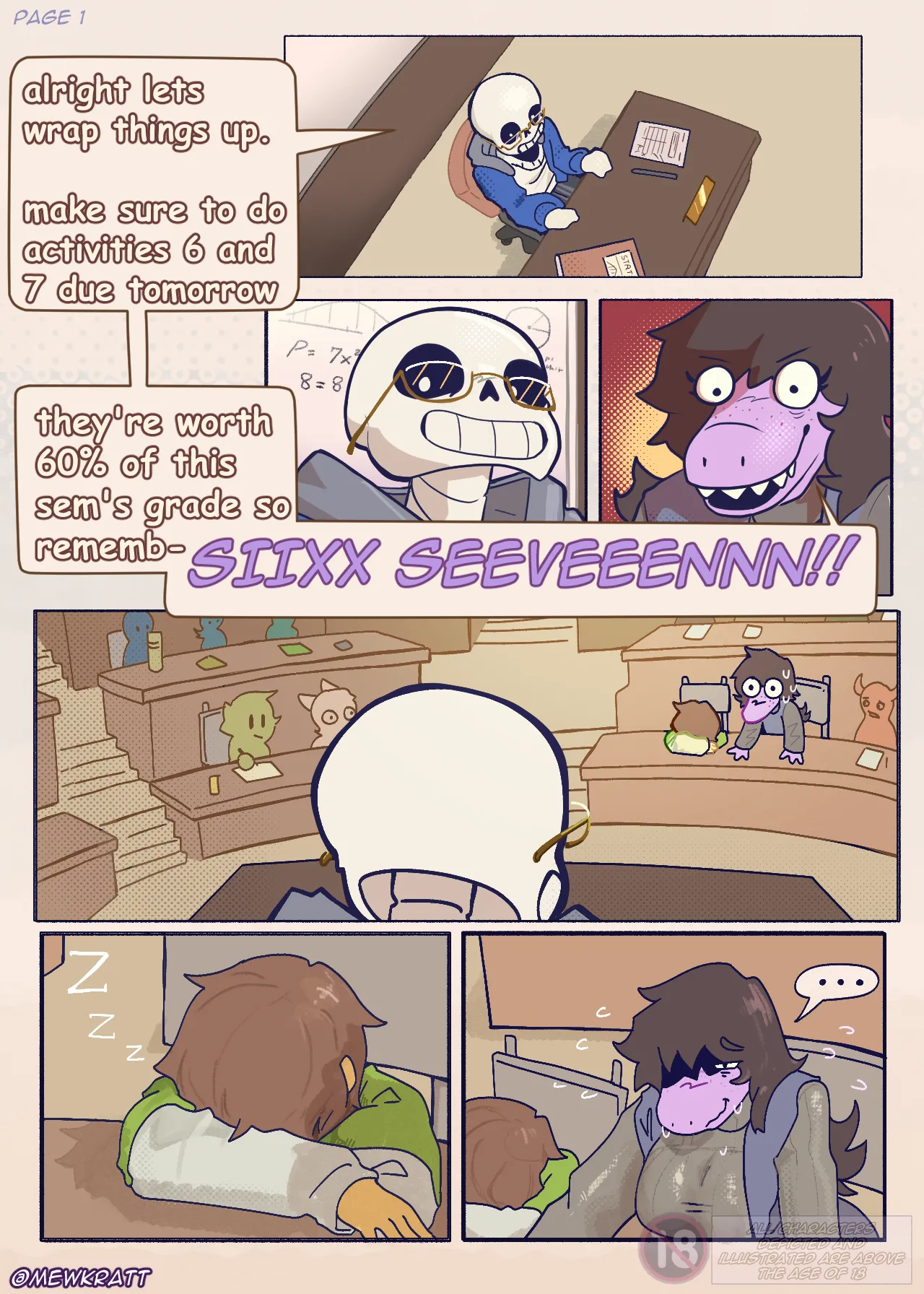 Totally Responsible Dorkmates - Deltarune Parody page 4 full