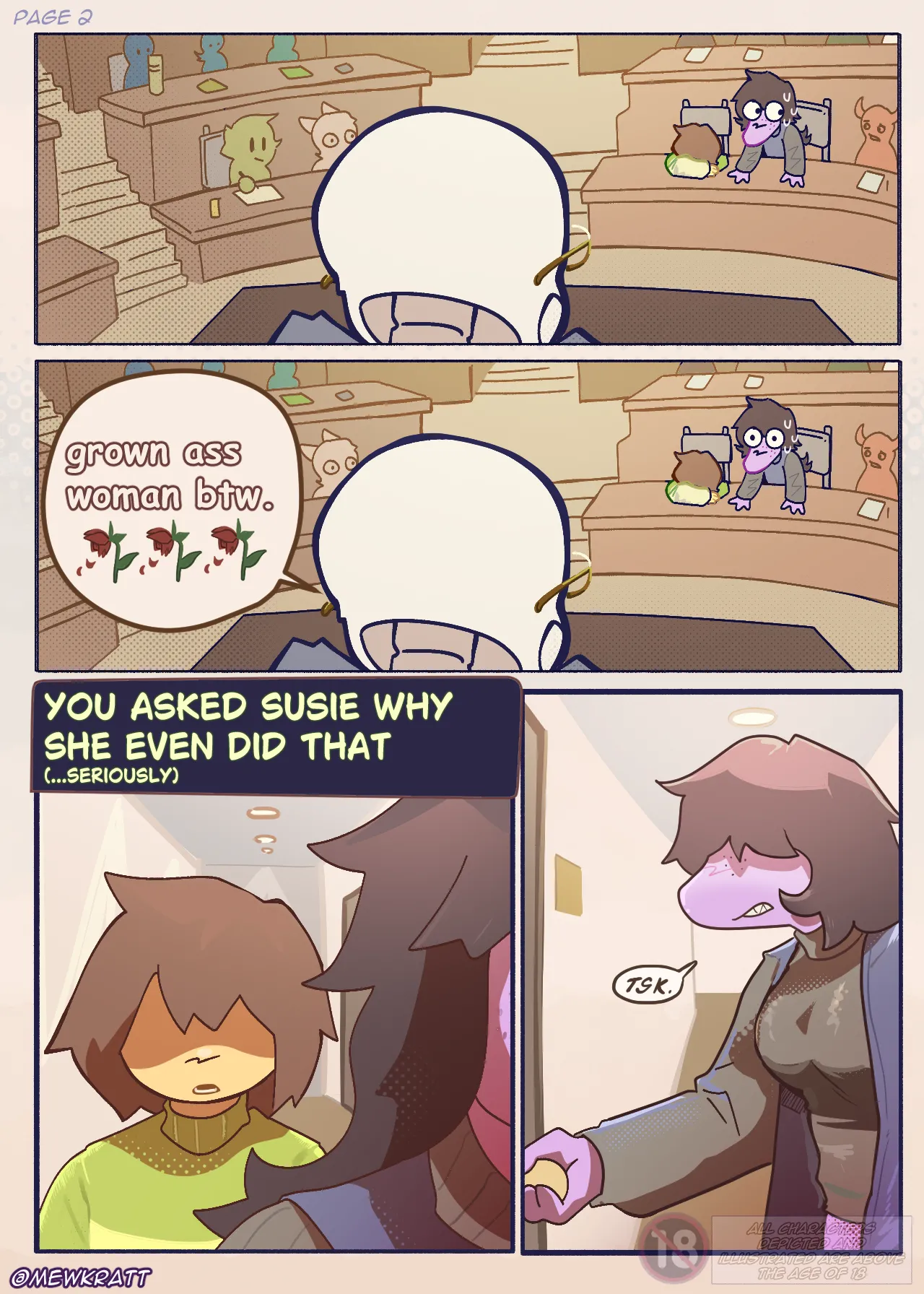 Totally Responsible Dorkmates - Deltarune Parody page 5 full