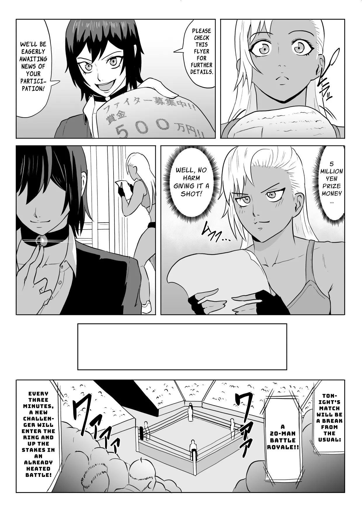 Golden Wolf Luna Kutsujoku ProWres 1 | Golden Wolf Luna: Humiliating Pro Wresting 1 page 4 full