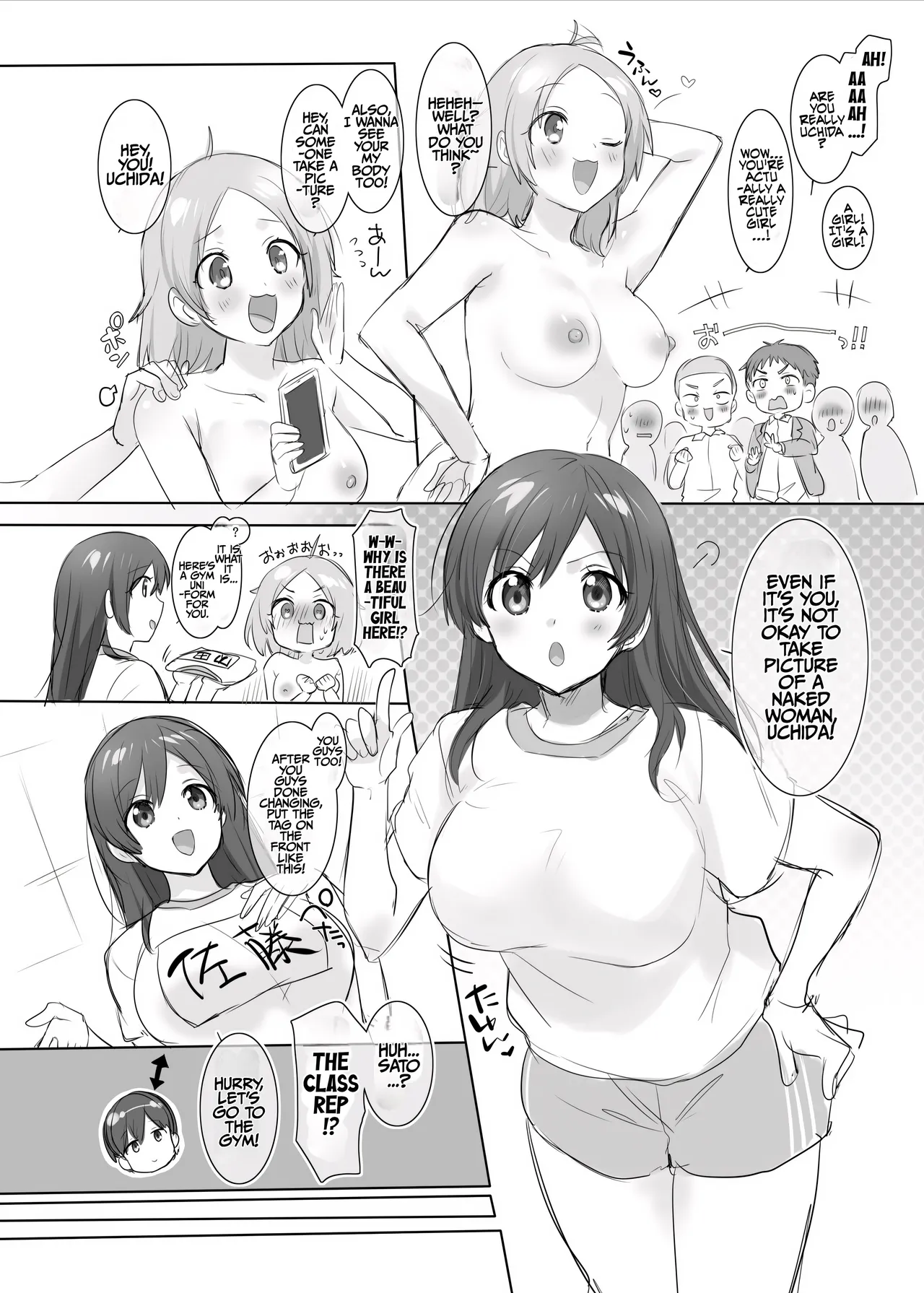 TS Hoken Taiiku ~Kurasu Zen’in Nyotaika Jugyō~ Satō-kun Hen Matome | TS PE Class ~Everyone Gets A Sex Change Lesson~ Sato-kun page 4 full