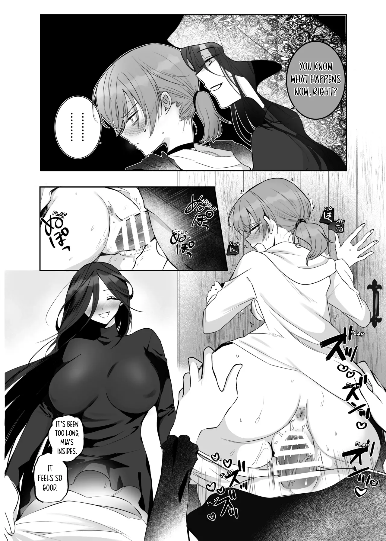 Zetsurin Futanari Onna ni Shuuchaku Sarete Omanko Baka ni Sareta Boukensha  | A Female Adventurer Gets Turned into a Sex Crazed Pussy-Obsessed Woman by an Insatiable Futanari Woman page 4 full