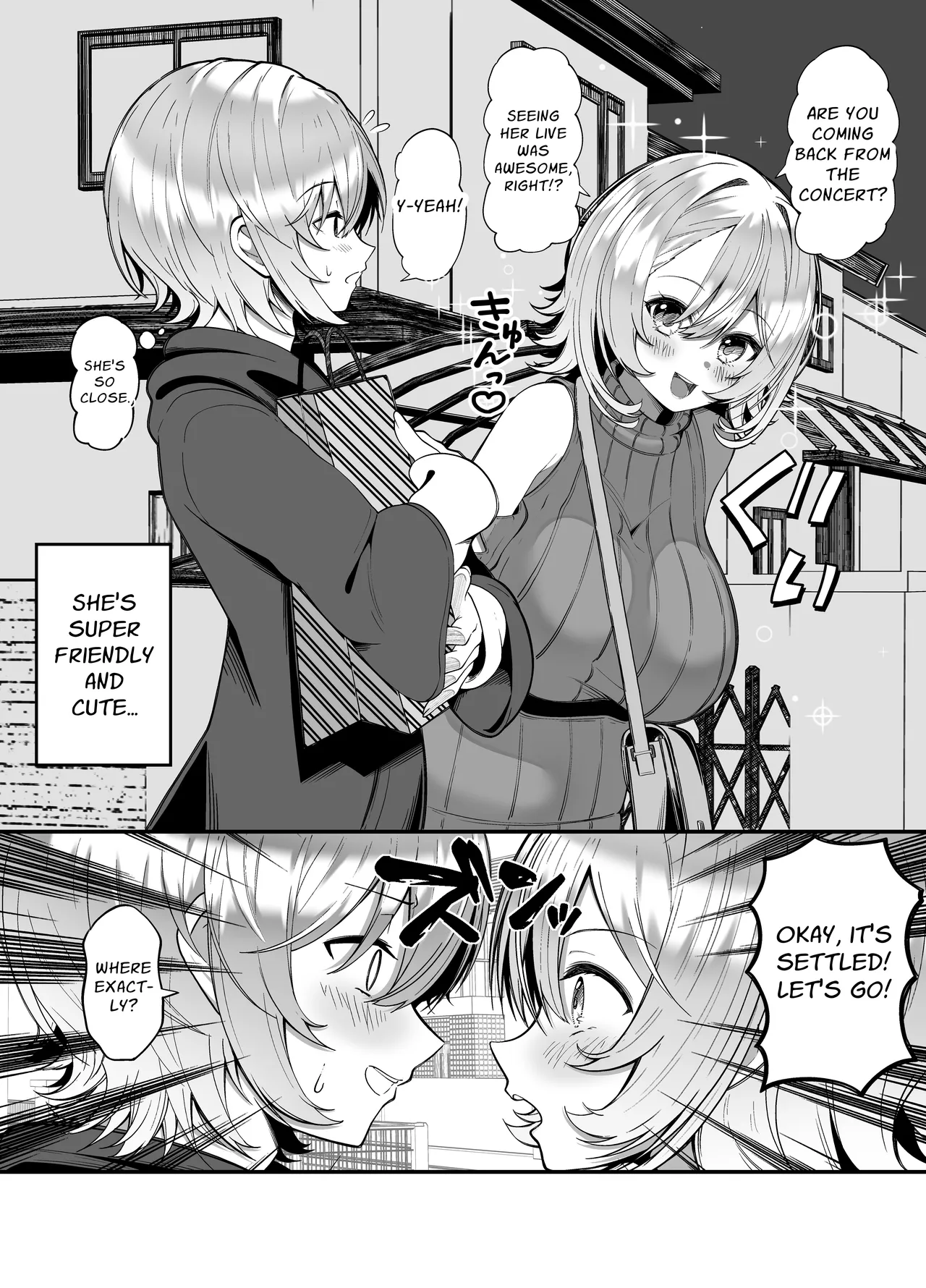 Oshi no Live Kaeri ni Chichideka Gyaru ni Karamareru | Accosted by a Busty Gal on my way home from my Fave's Live Concert page 4 full
