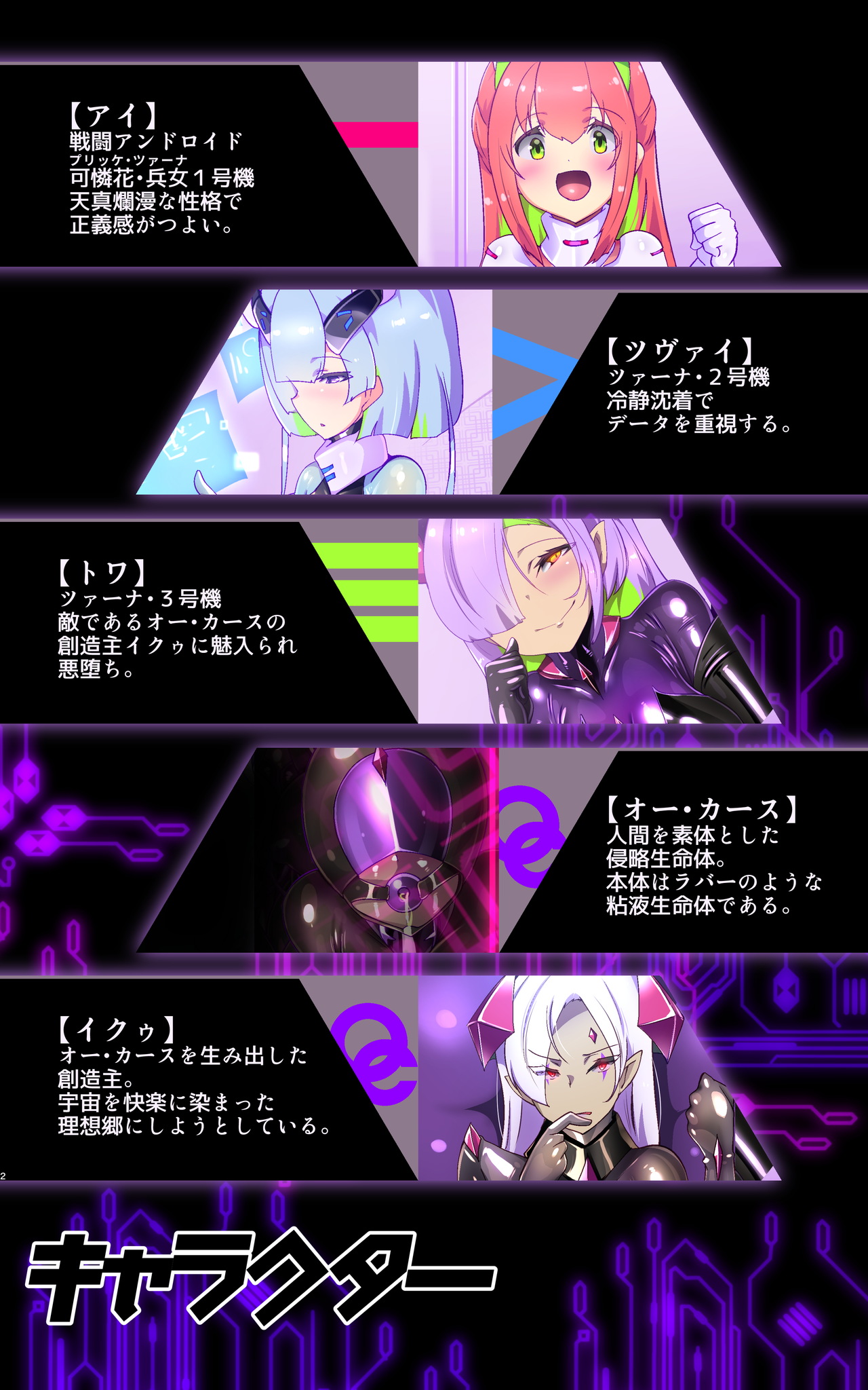 Majime na Tensei Nyotaika Android ga Kairaku-zeme no Hate ni Bakunyuu Akuochi Suru Manga ~Purikketsuana Zwei~ page 2 full