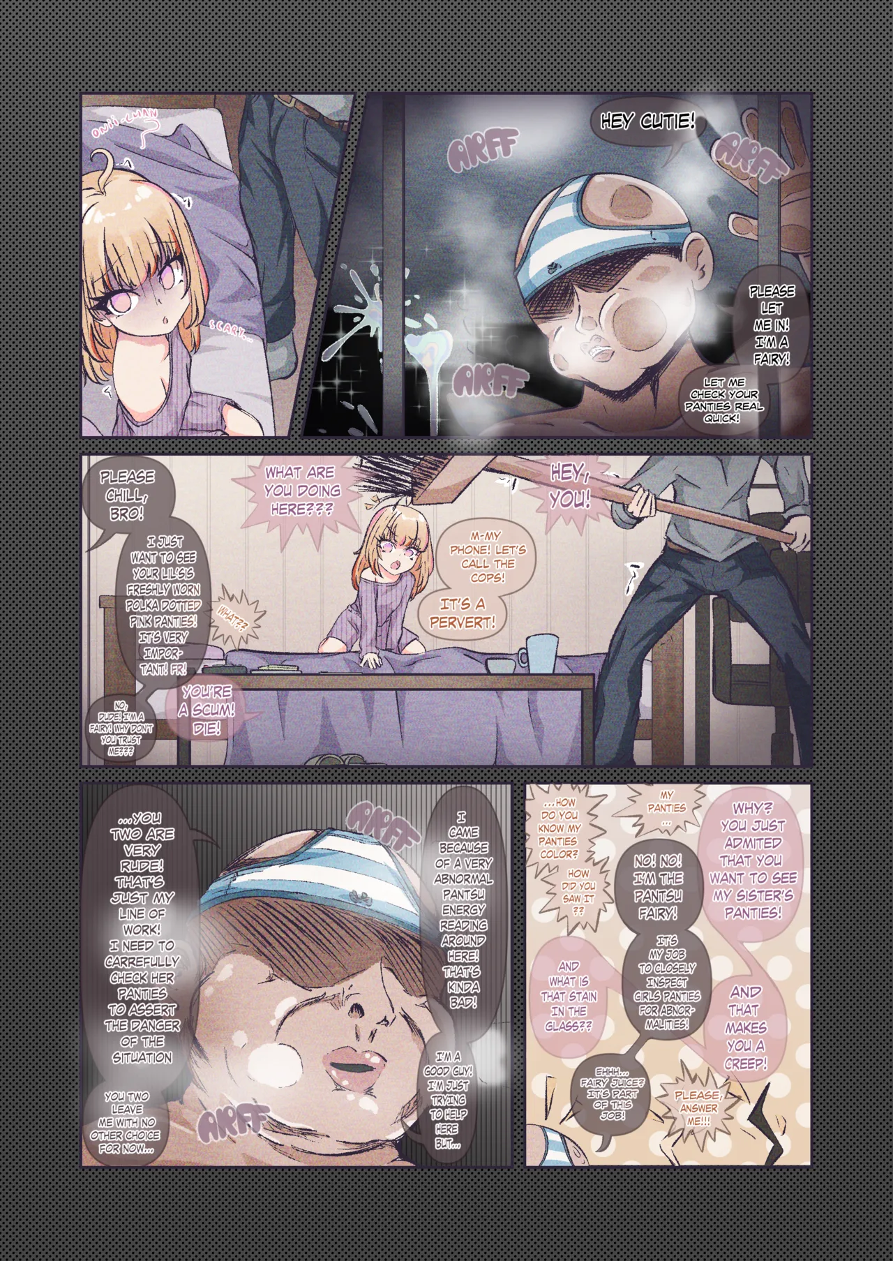 SHIMAPAN! My Sister Has Been Cursed! Now... She Can Only Wear Panties?!? page 5 full