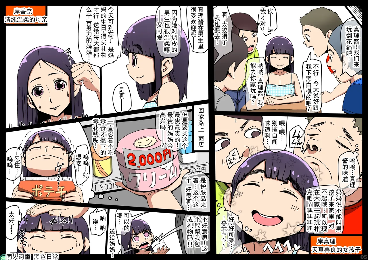 面目全非的少女  黑暗的日常 page 6 full
