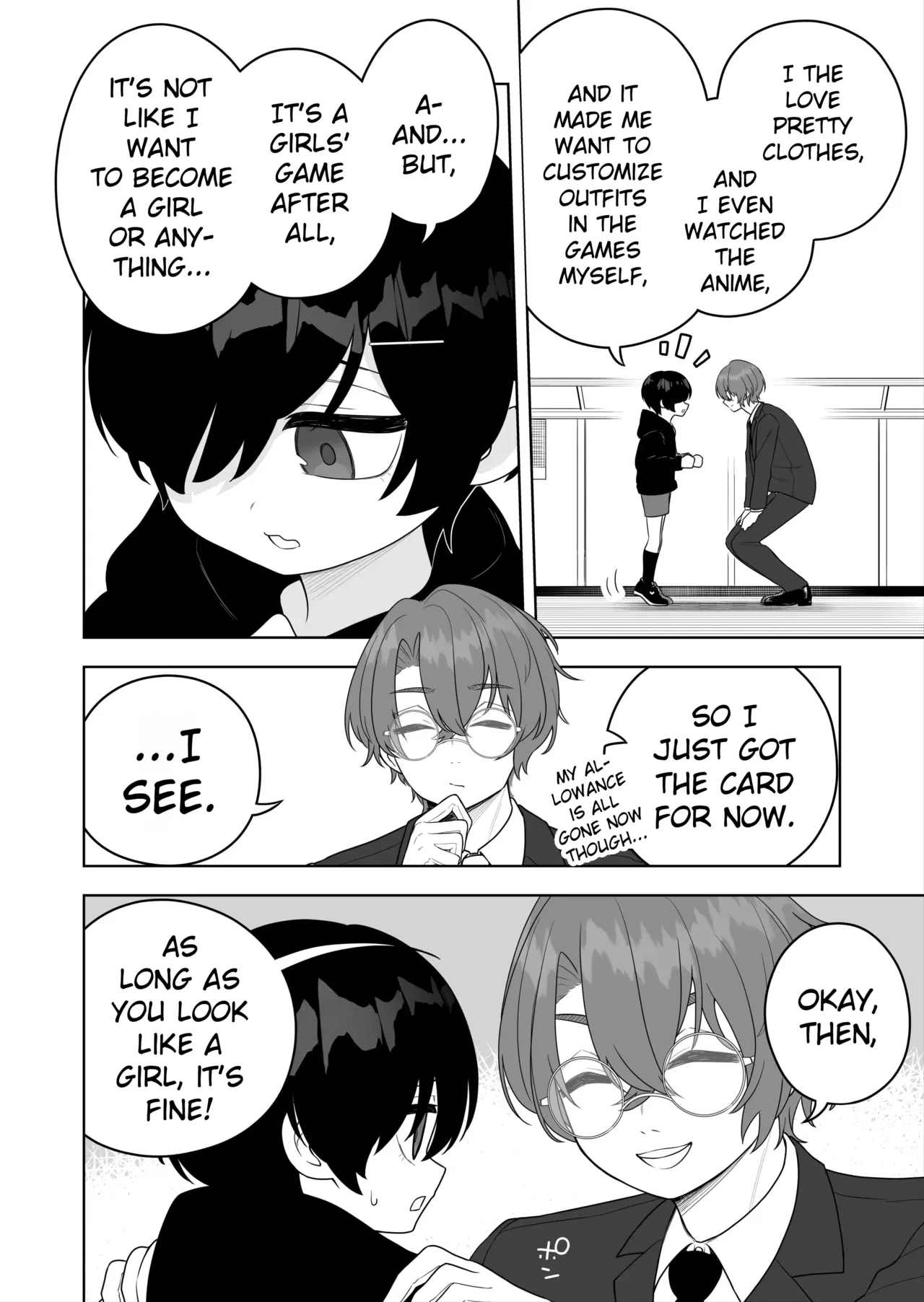 Jojimuke Game ni Akogareteita Otokonoko o Rippa na Onnanoko ni Shite Ageru Hanashi |  A Story About Turning a Boy Who Longed to Play Games Meant for Girls Into a Proper Girl page 4 full