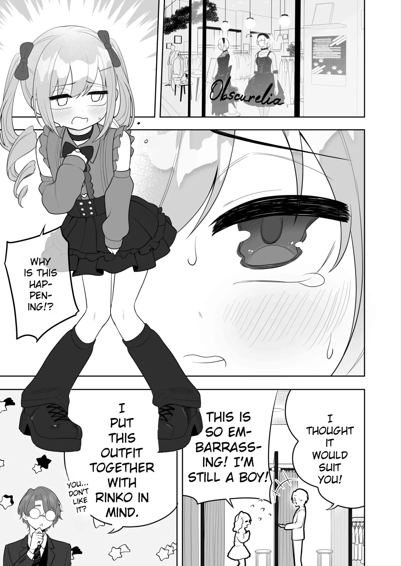 Jojimuke Game ni Akogareteita Otokonoko o Rippa na Onnanoko ni Shite Ageru Hanashi |  A Story About Turning a Boy Who Longed to Play Games Meant for Girls Into a Proper Girl page 5 full