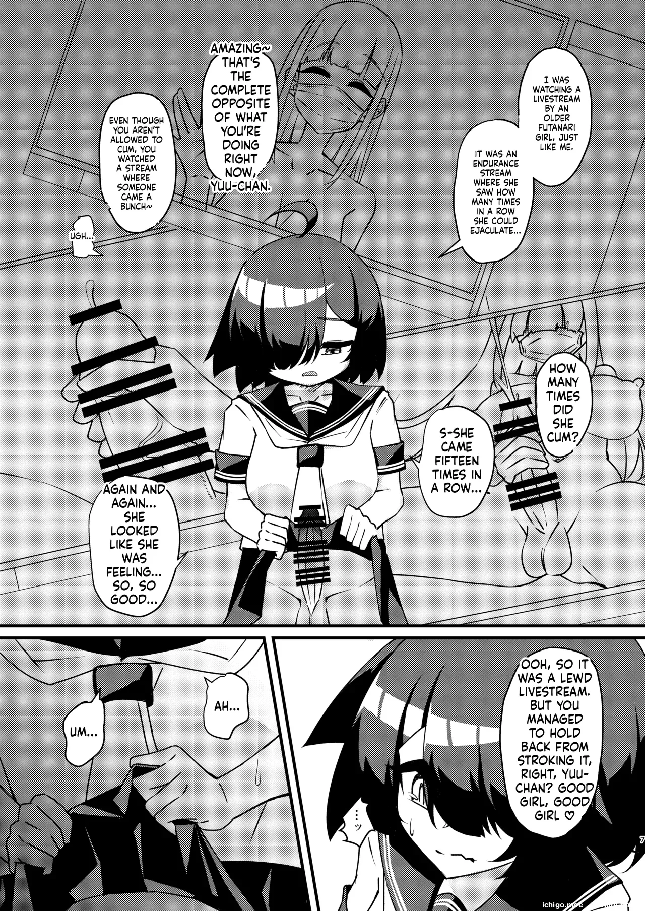 Mikaguuland  Futanari in kya Musume ga Do-S Futago Shimai ni Omocha ni Sareru Hanashi 2 page 6 full