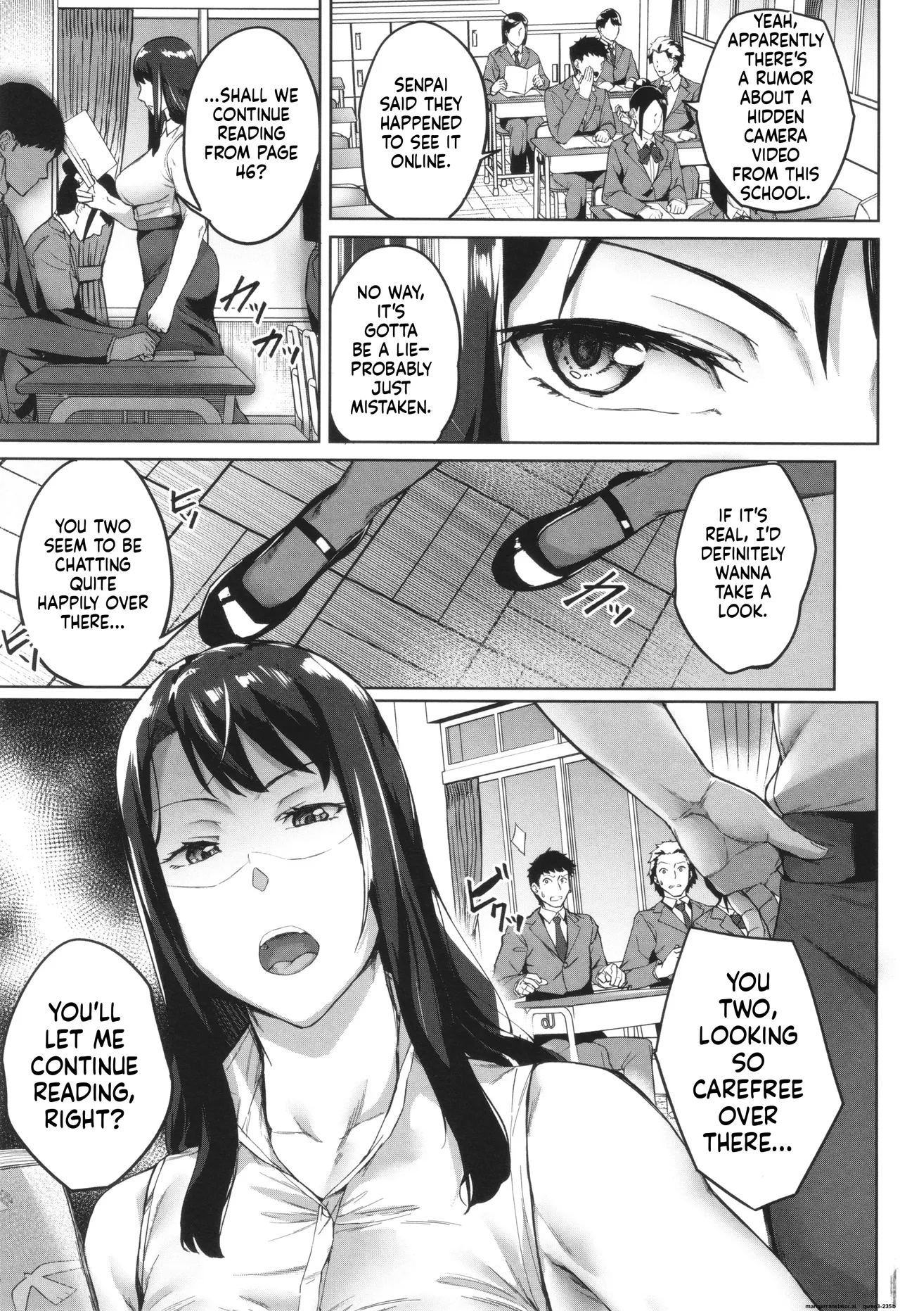 Otosareta Kyoushi File.Baka Chichi Kuso Kyoushi no Hame Douga 1 - 2 + after life page 4 full