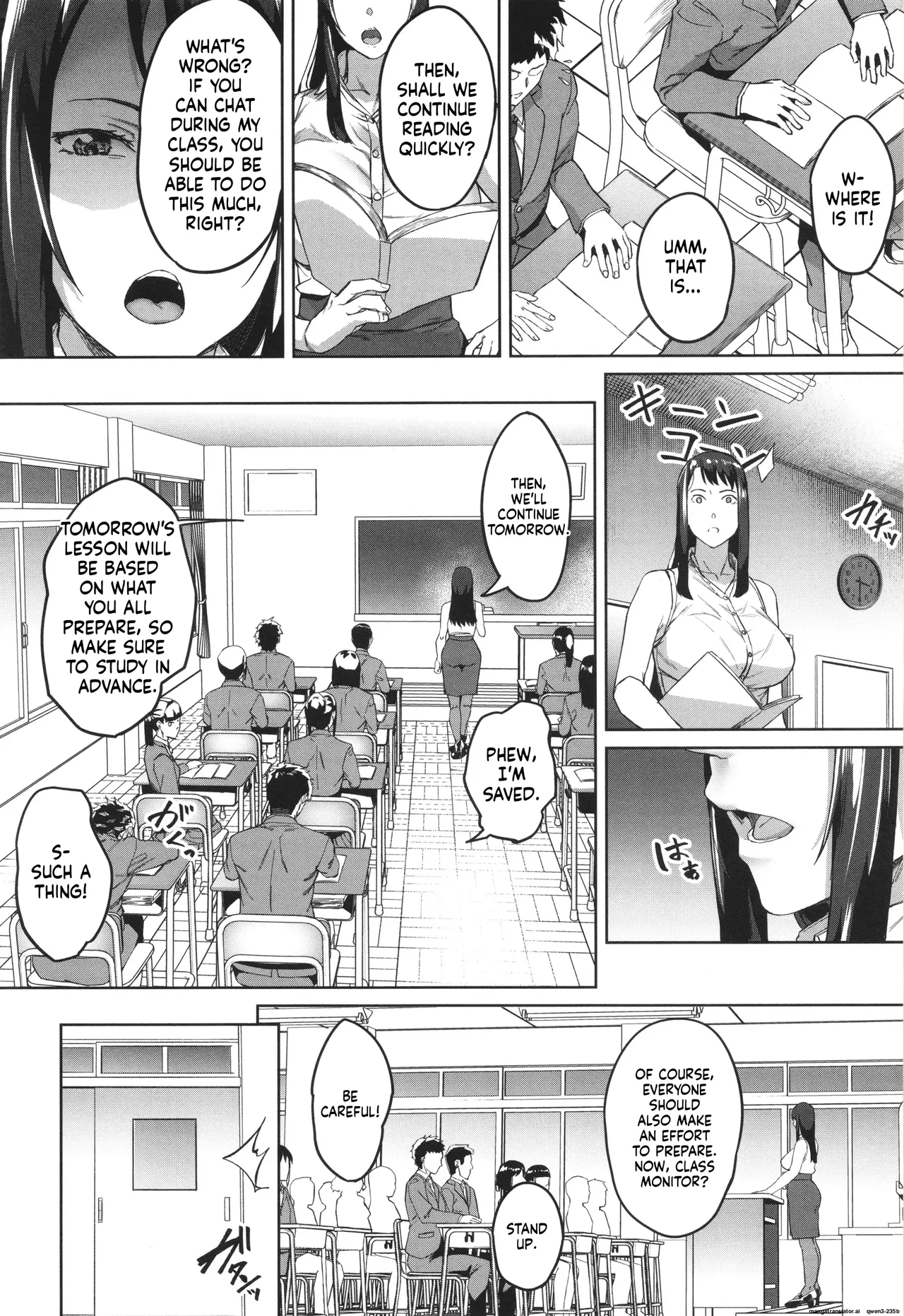 Otosareta Kyoushi File.Baka Chichi Kuso Kyoushi no Hame Douga 1 - 2 + after life page 5 full