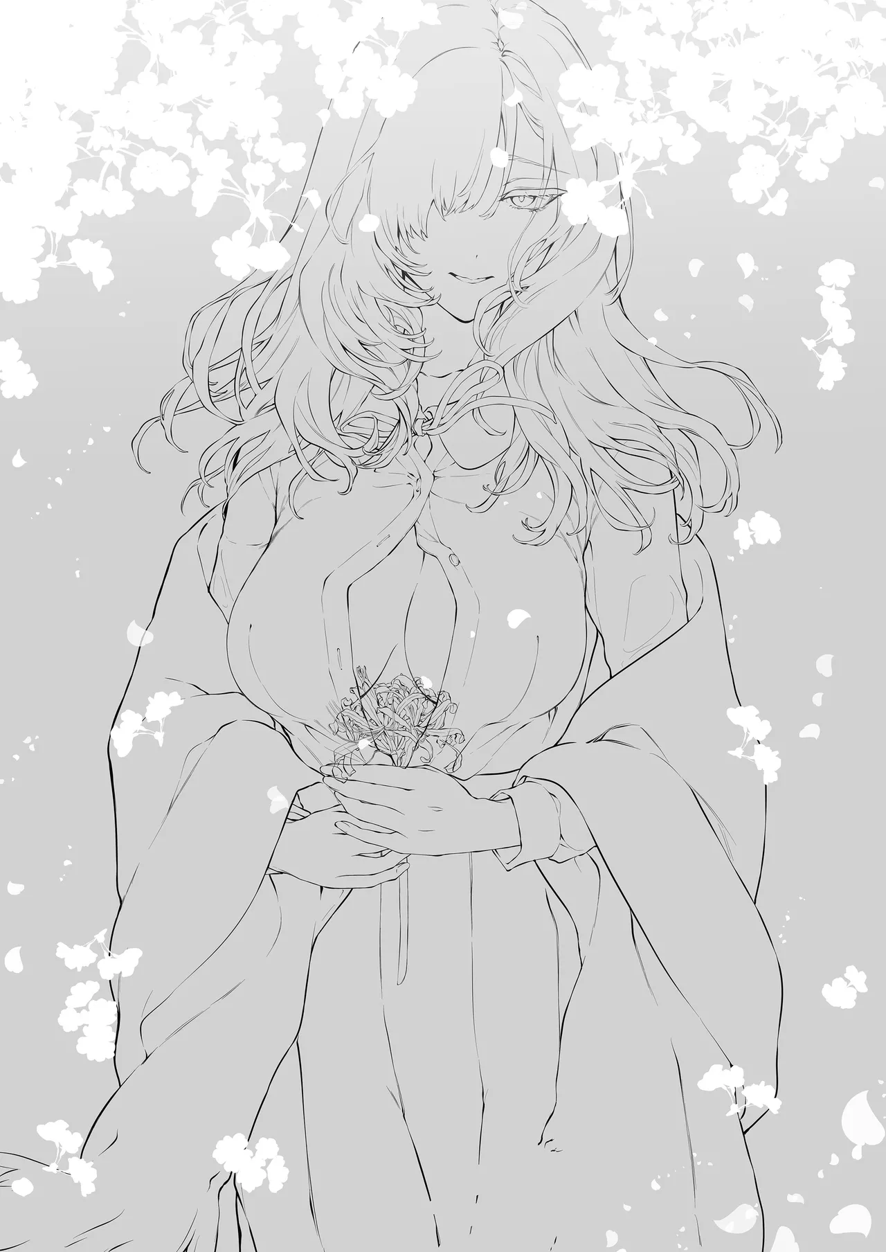 Touko Senpai to Kyuukousha de | 在旧校舍与透子学姐共处的时光…关于为了追求清静而潜入禁止进入的旧校舍四楼图书室的我，却在赤红傍晚的逢魔時刻被传说中绝美绝情绝艳的幽灵学姐彻底缠上这件事——这是关于我们两人在虚幻的余晖中所度过的、无法逃离的永恒宿命物语 page 3 full