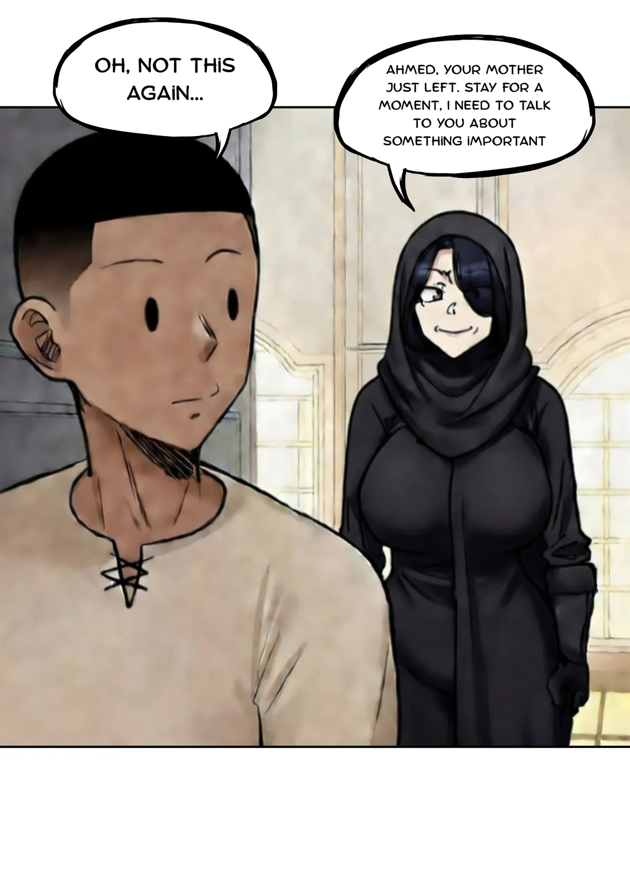 BBC Chapter 2 : Affair with my hijab Friend Mom page 1 full