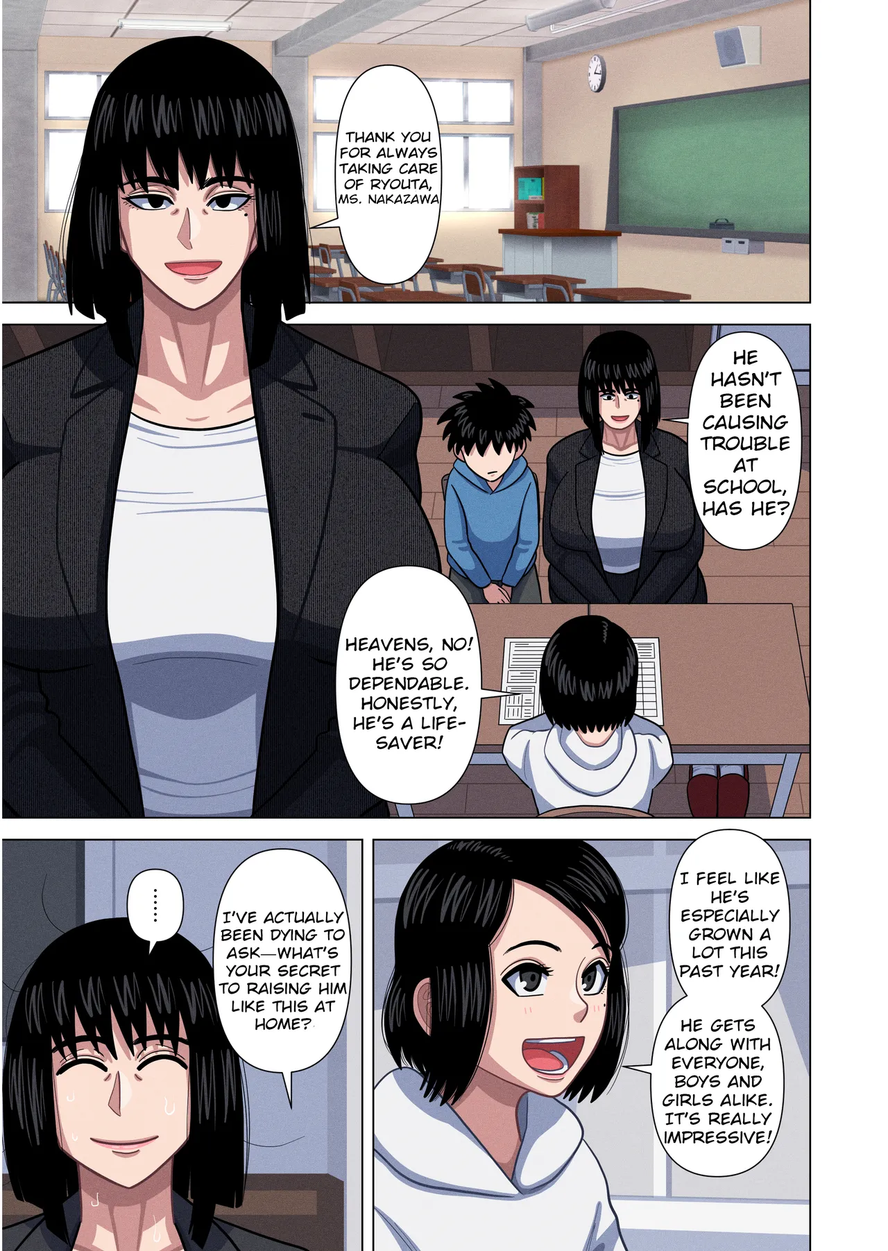 My mom & Homeroom Teacher Ended Up Having Sex page 3 full