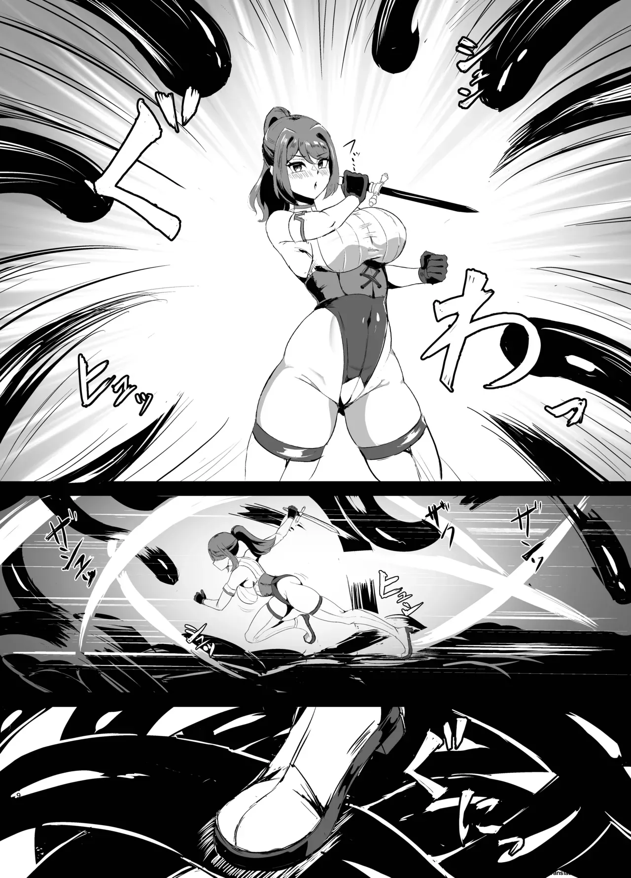 Wakate Elite na Seijo Kishi-sama, Kyouaku Shokushu ni Shiborareru ~Mugen ni Ikasare Buzama Haiboku Maryokujiru Tarenagashi Genkai Energy Drain Hen~ page 7 full
