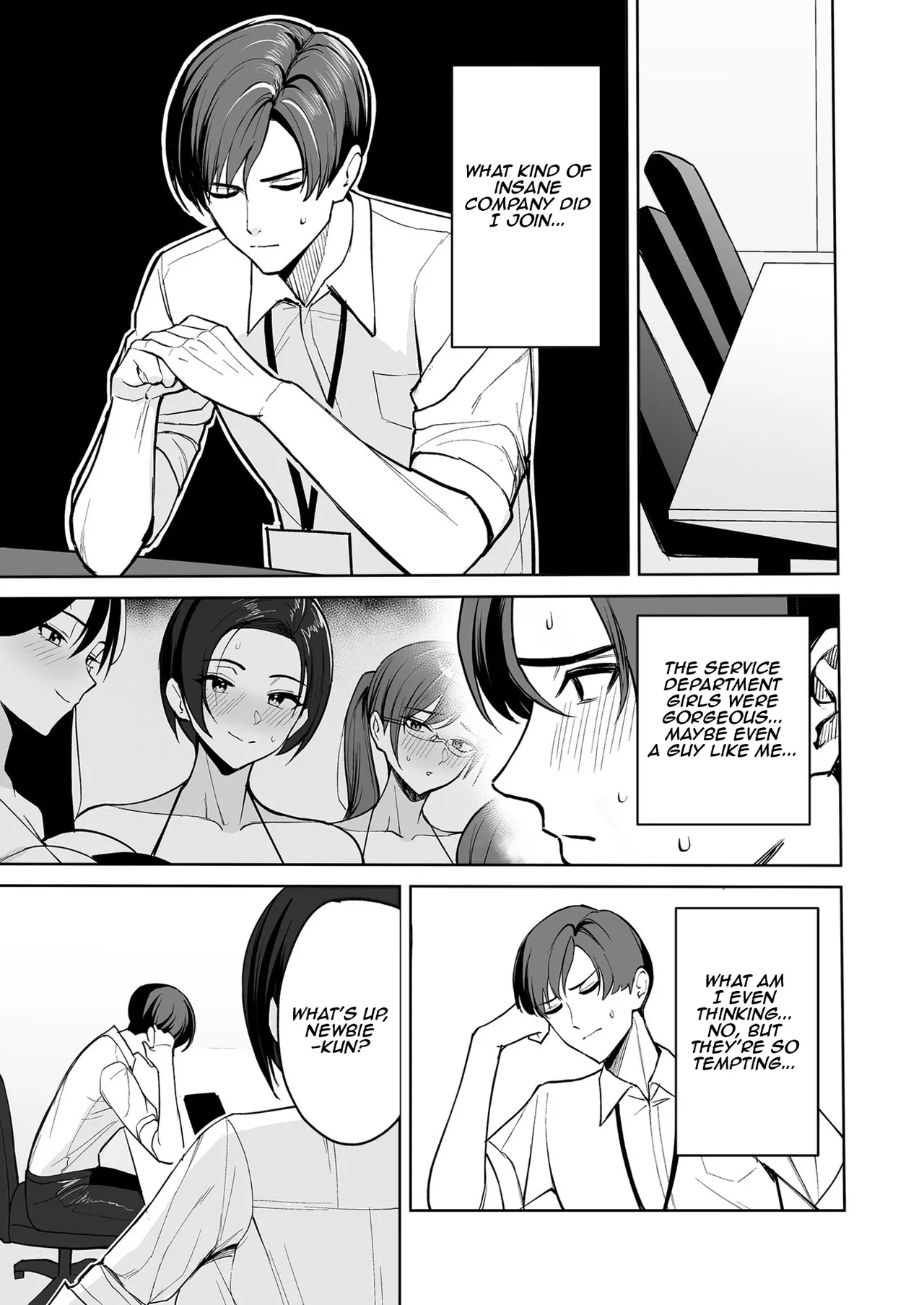Gohoubi wa Karada de. ~Ero-sugi Fukuri Kousei wa Seishori-ka no Oshigoto~  | The Reward is the Body ~The Overly Lewd Employee Benefits of the Service Department~ page 10 full