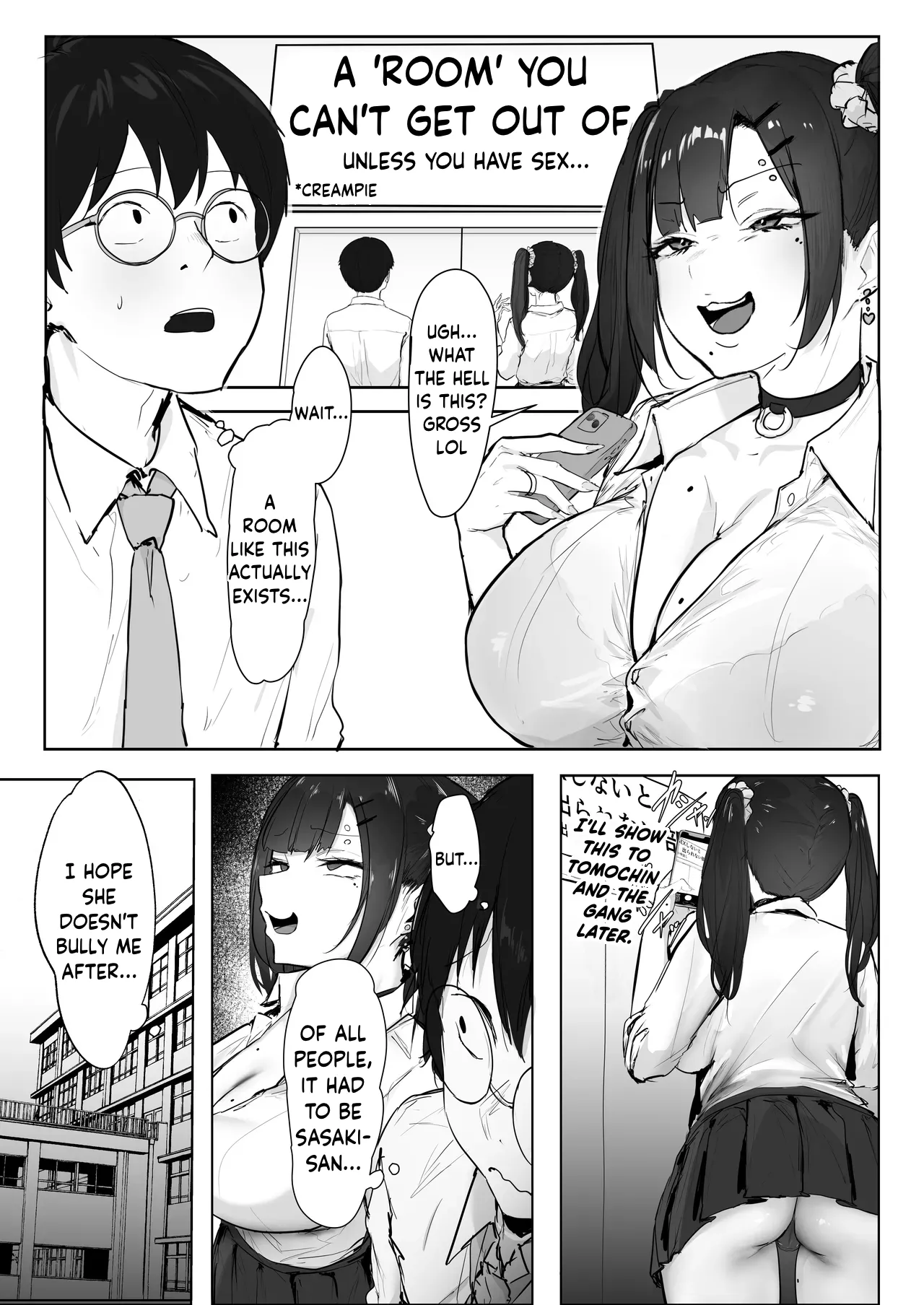 Seikaku ga Warui Gal ga Rei no Heya de Wakaraserareru Hanashi page 3 full