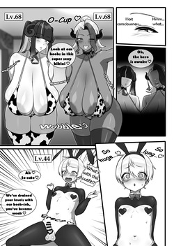 [Egoha no Mori. (Egoha.)] The Hero falls prey to the enormous boobs of breast-loving demons (English) — page 14