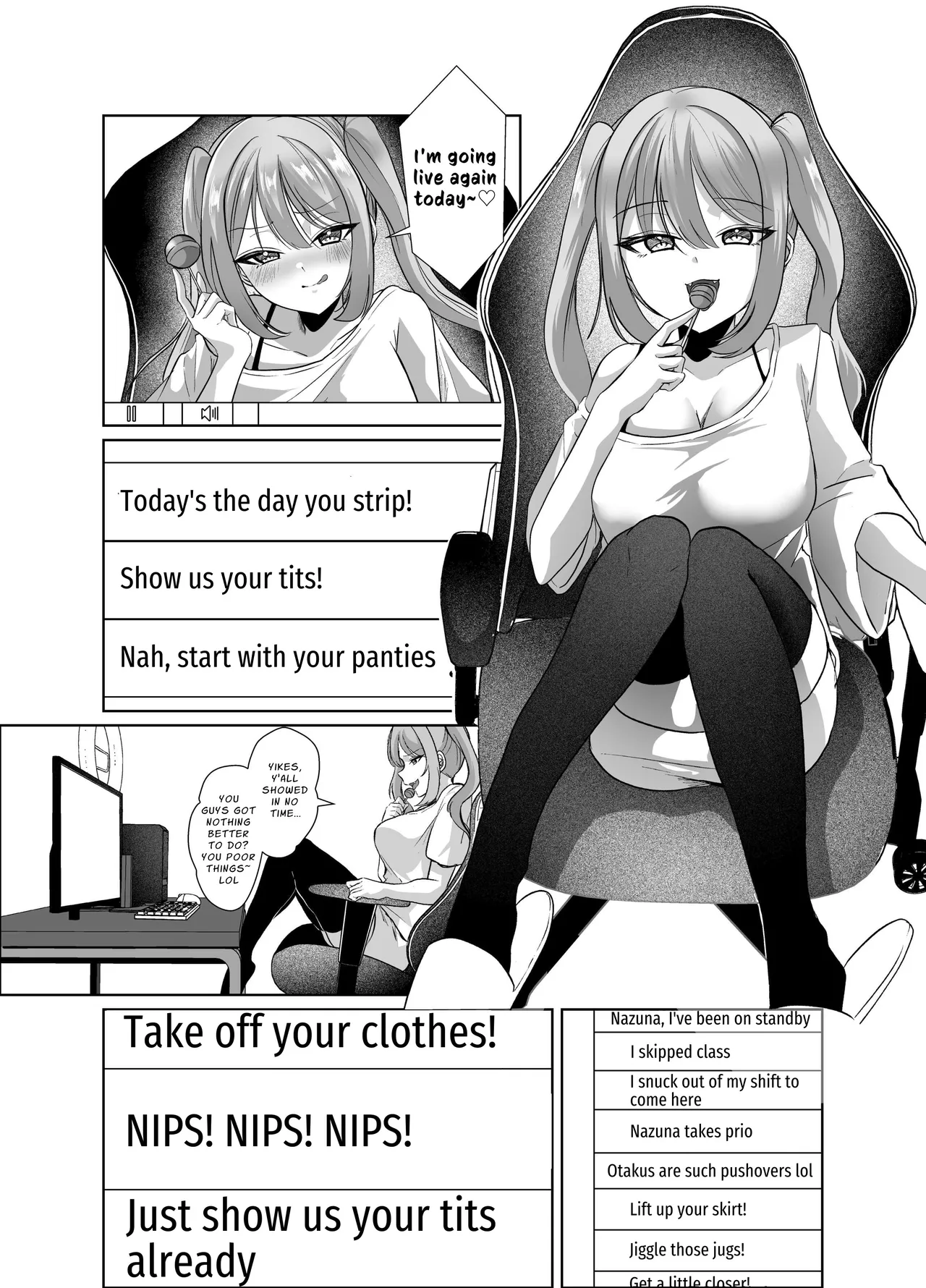 Yowa Yowa Otaku-kun ga Nazuna no Oppai Mireru Wake Nai Jyan w | No Way Some Weakling Otaku Can Perv At Nazuna's Tits lol page 3 full