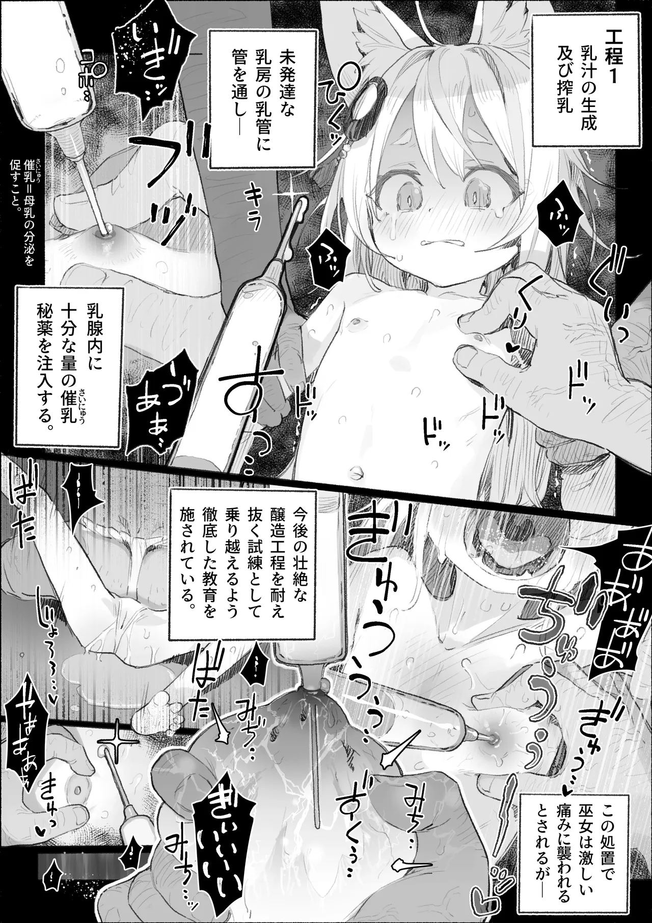 狐巫女の子宮を使った醸造過程の報告 page 2 full