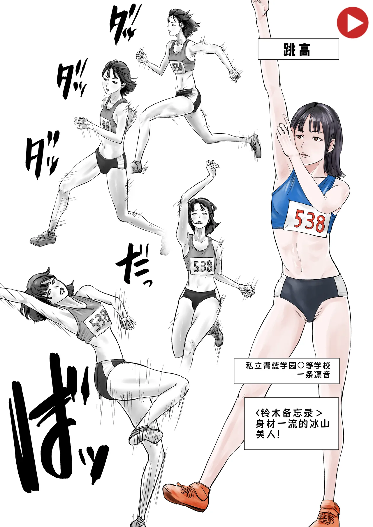 Jikan Teishi App de Rikijoubu o Okashimakuru Hanashi|用时间停止APP肆意侵犯田径部【蓝枫个人翻译】 page 4 full