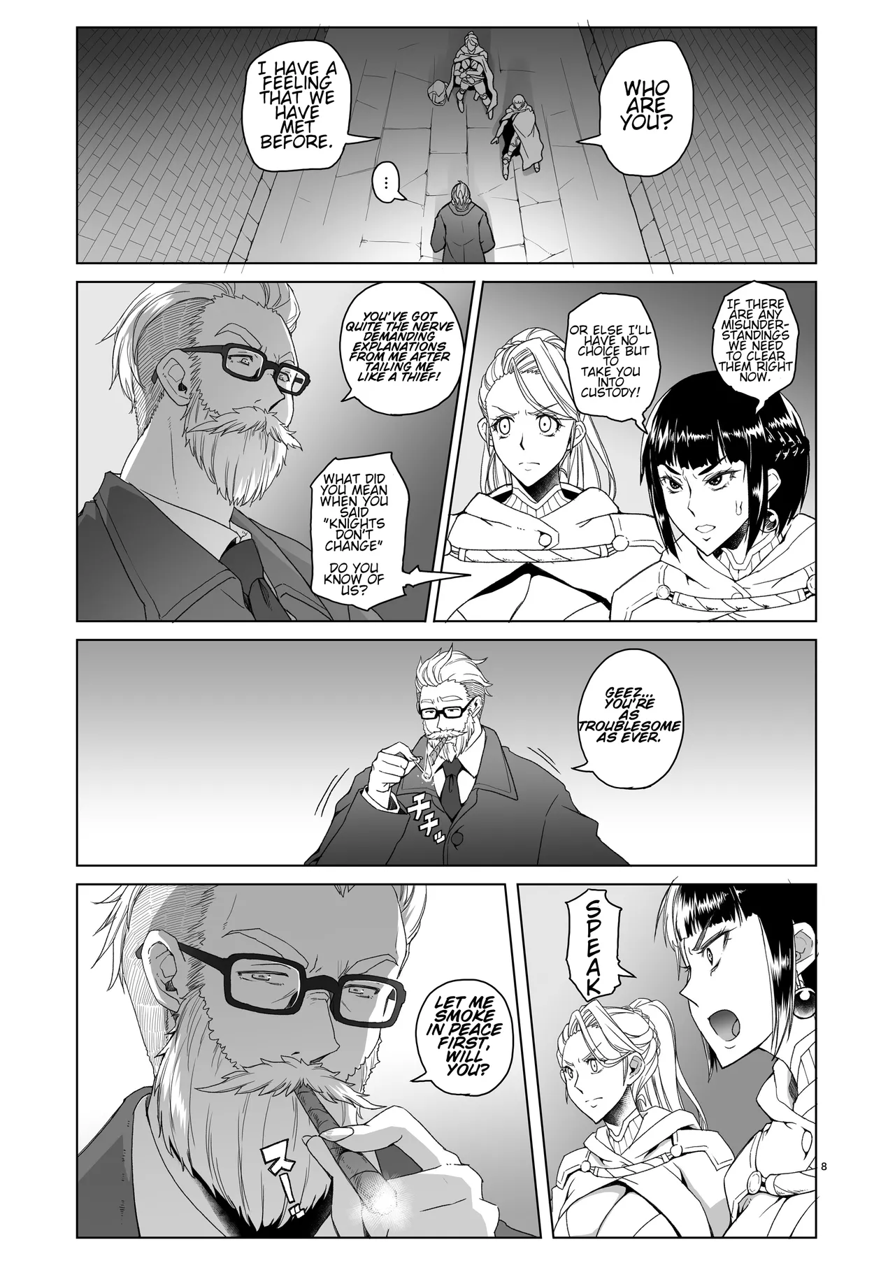 Onnakishi Rael to Suzuiro no Mori no Kiba 2 | Lady Knight Rahel and The Silvery Forest Fang 2 page 7 full