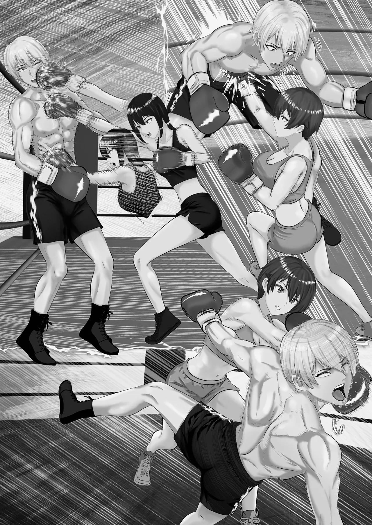 ジム期待の若手男子プロボクサーが女子高生姉妹に完敗するまで page 2 full