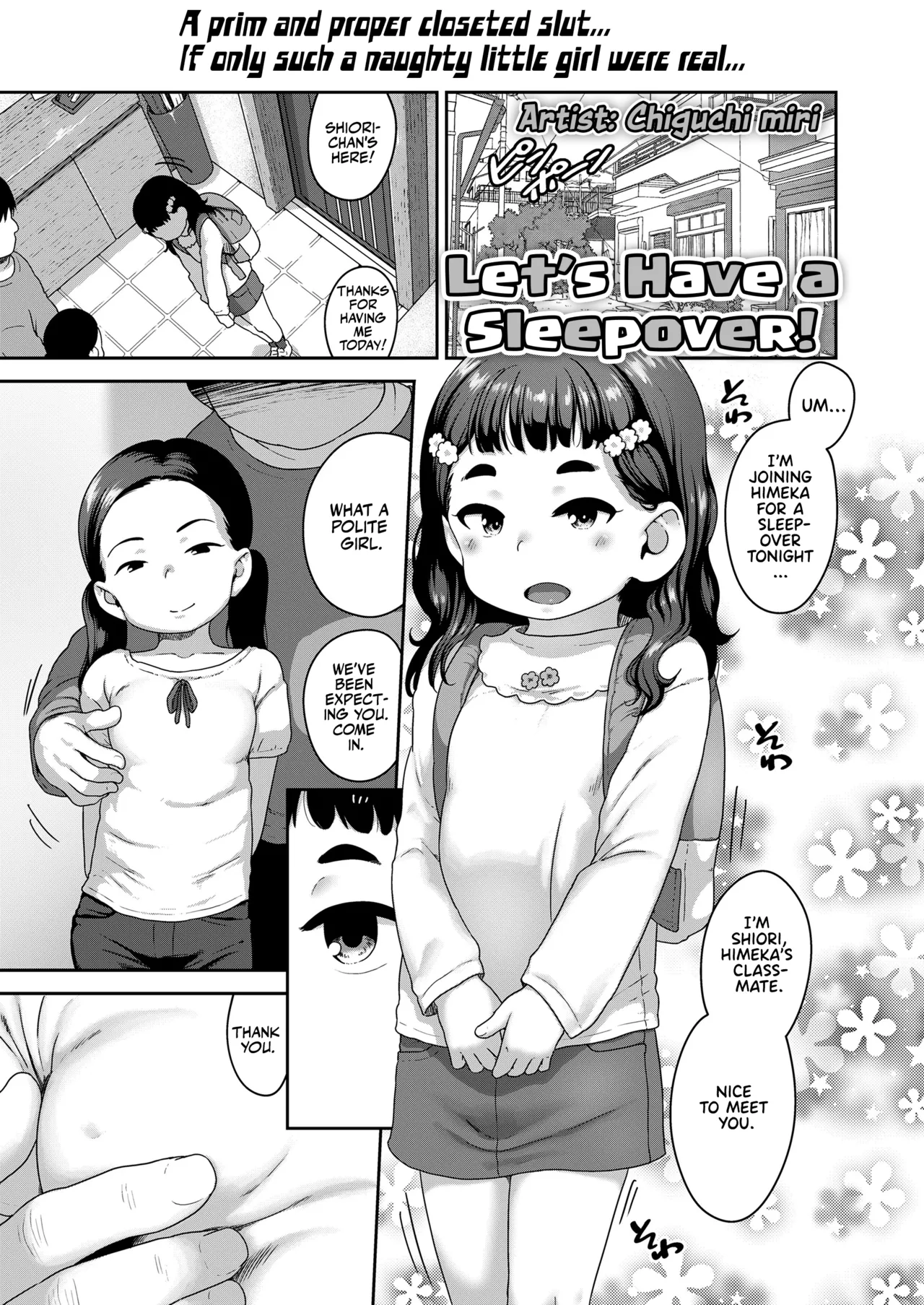 Tomatte Shiyo! | Let's Have a Sleepover! page 1 full