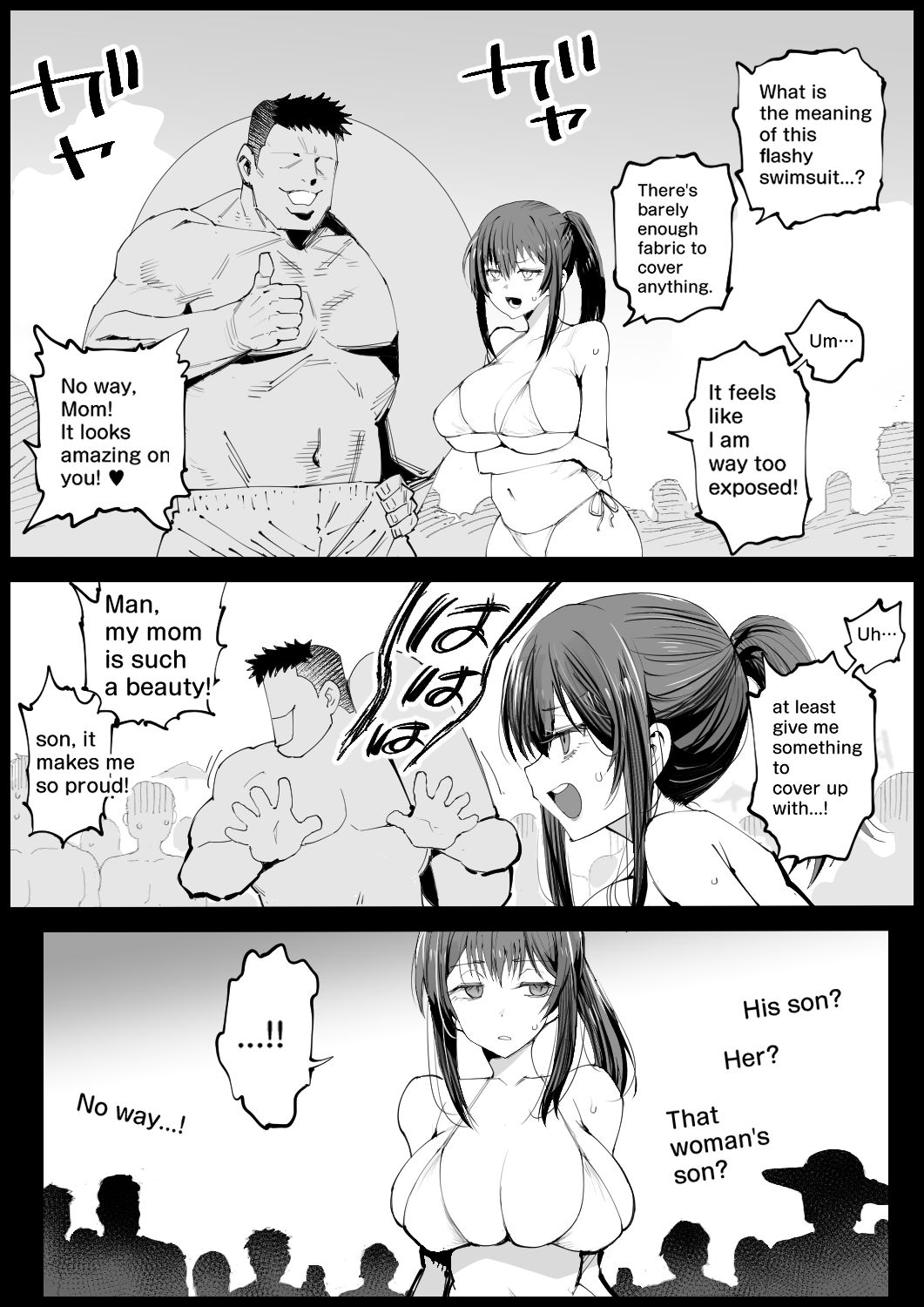 Kyonyuu na Gibo, Nyuuyoku Chuu 2 | My Busty Stepmother In The Bath, Part 2 page 5 full