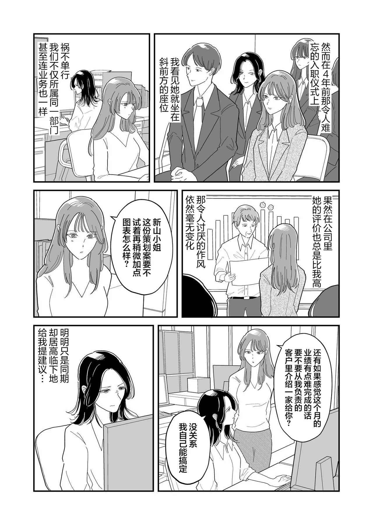 Ichii no Onna to Nii no Onna | 第一名的她与第二名的她 第1话 page 6 full