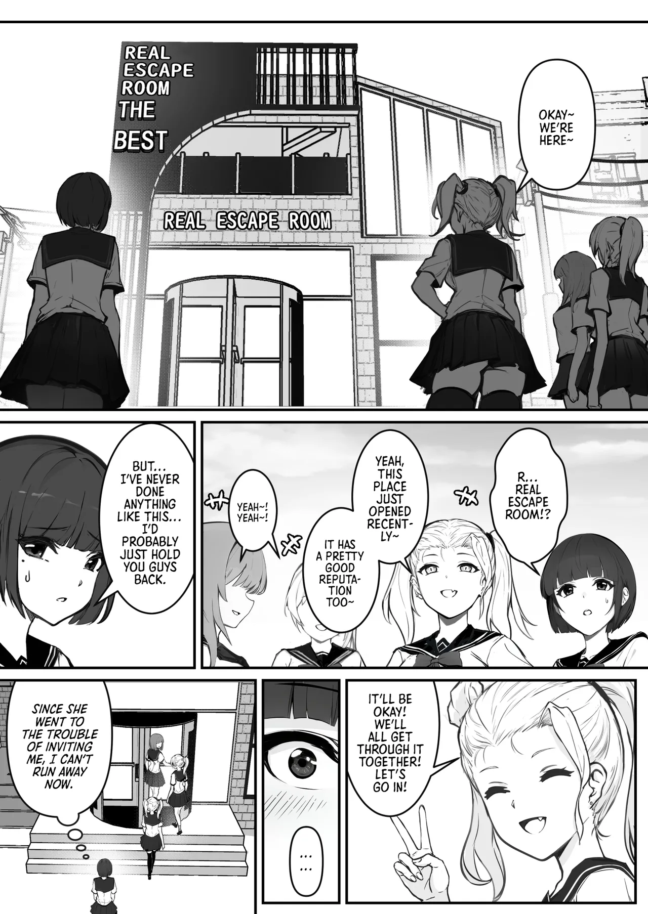 JK Ojou-sama no Real Dasshutsu Game---Chousen Hen | A Real Escape Room with a High School Ojou-sama --- Challenge Edition page 6 full