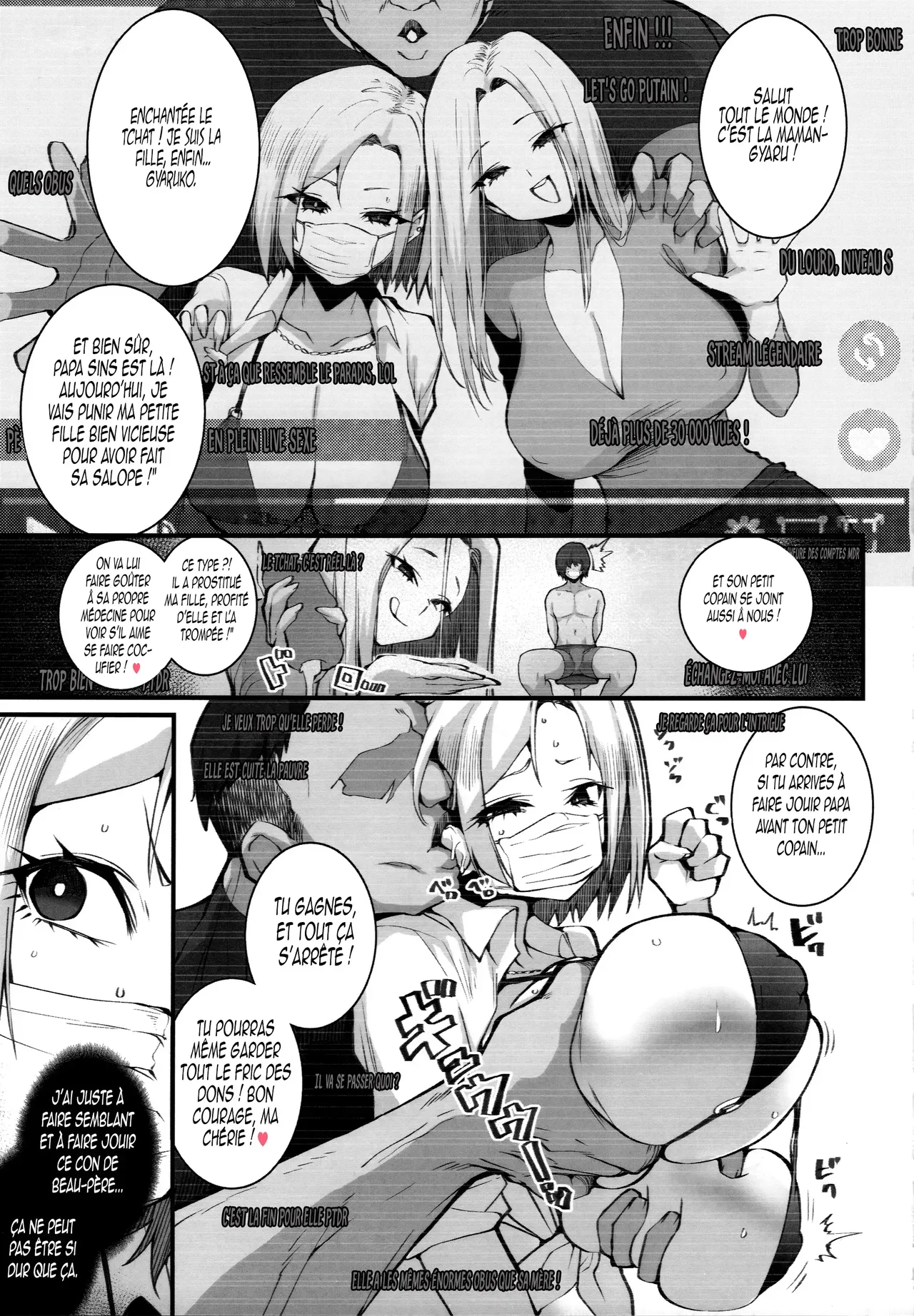 Gal Oyako no Egui Kasegikata | Affaires de famille : Mère et Fille Gyaru page 6 full