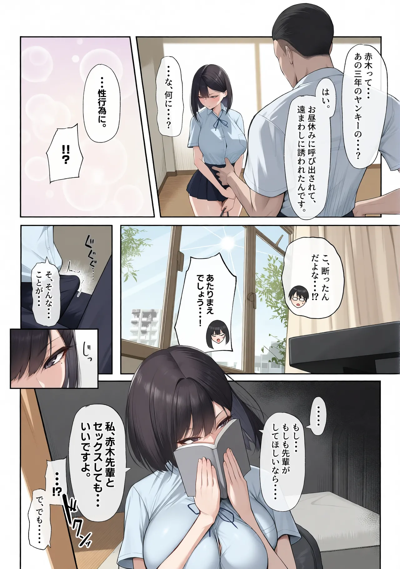 先輩のために、抱かれます。 page 9 full