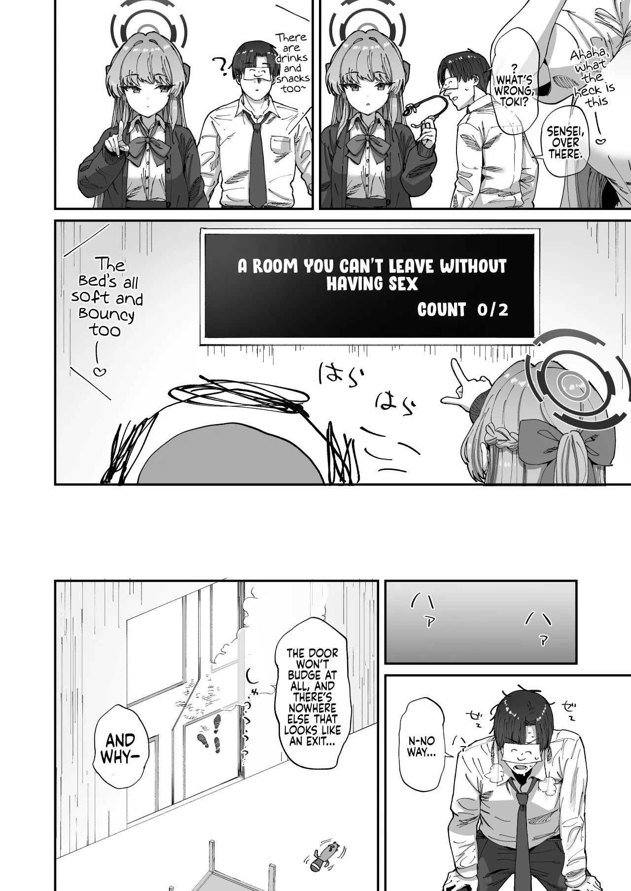 Asuna to Toki to Sex Shinai to Derarenai Heya | A Room You Can’t Leave Without Having Sex with Asuna & Toki page 5 full