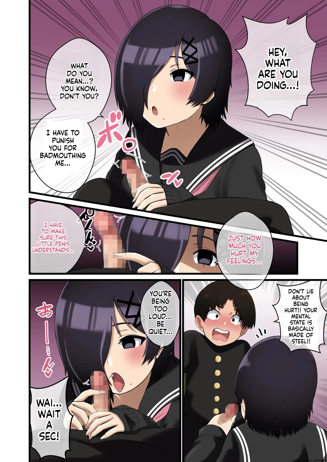 Dekeee Osananajimi no Waruguchi o Ittara Mechakucha Paizuri de Oshioki Sareta Hanashi page 7 full